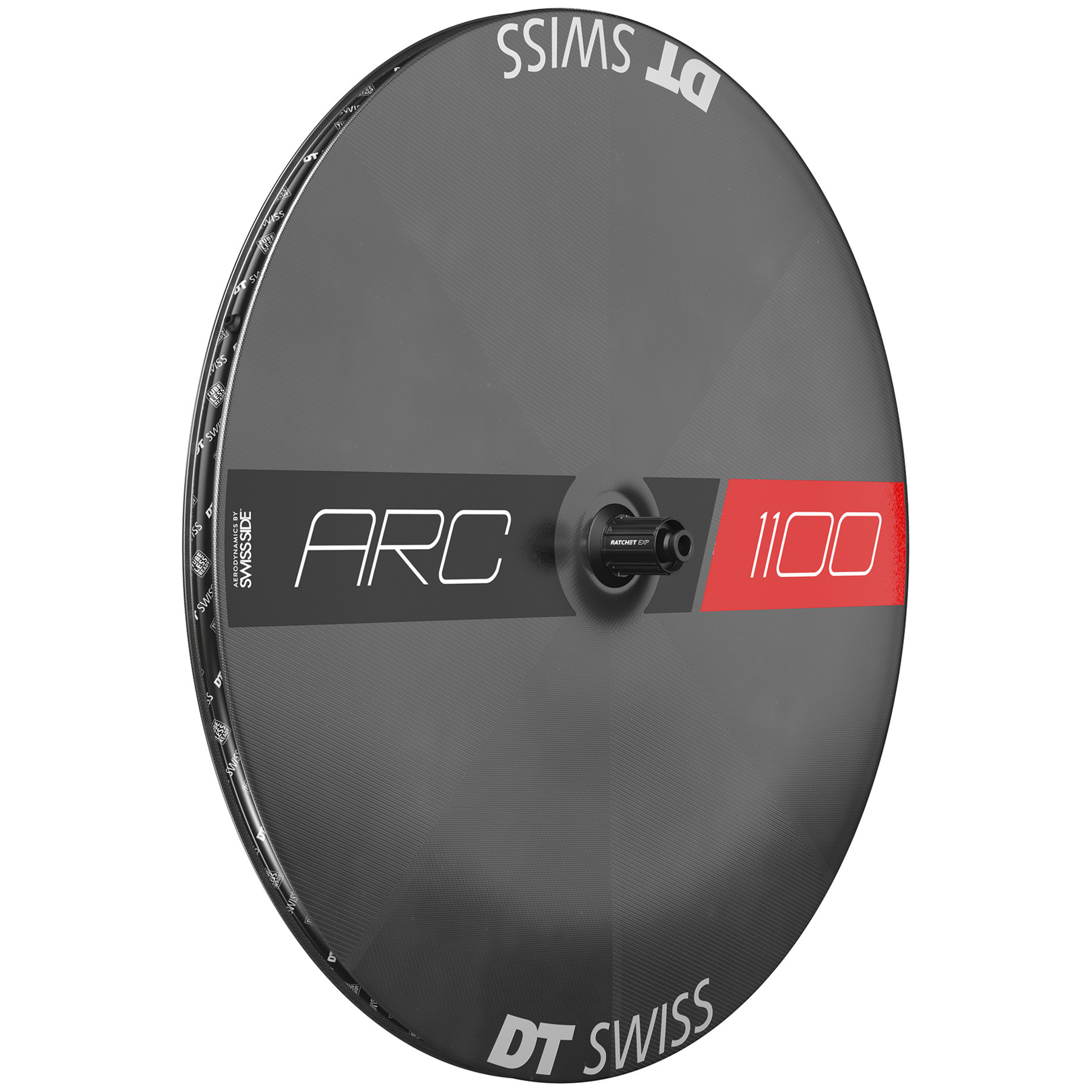 Productfoto van DT Swiss ARC 1100 DICUT db DISC - 28&quot; - Carbon Schijfwiel - Centerlock - 12x142mm - Shimano HG