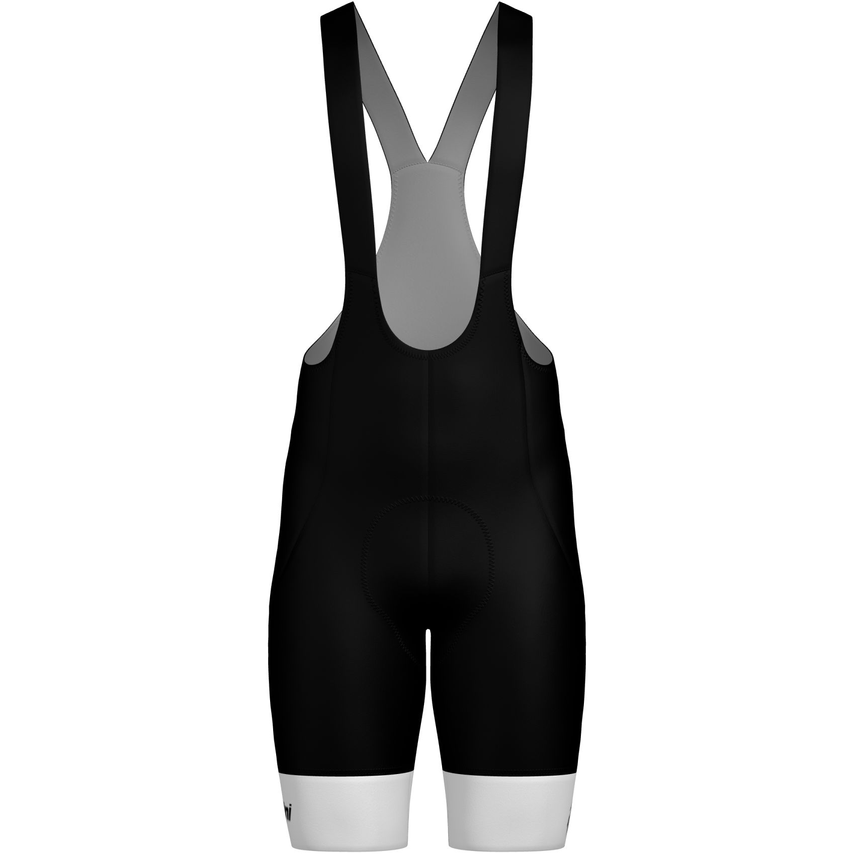Мужские шорты-нагрудники Santini Best Young Rider - Коллекция Tour de France™ 2025 - RE1375GITTDFBYR - черный