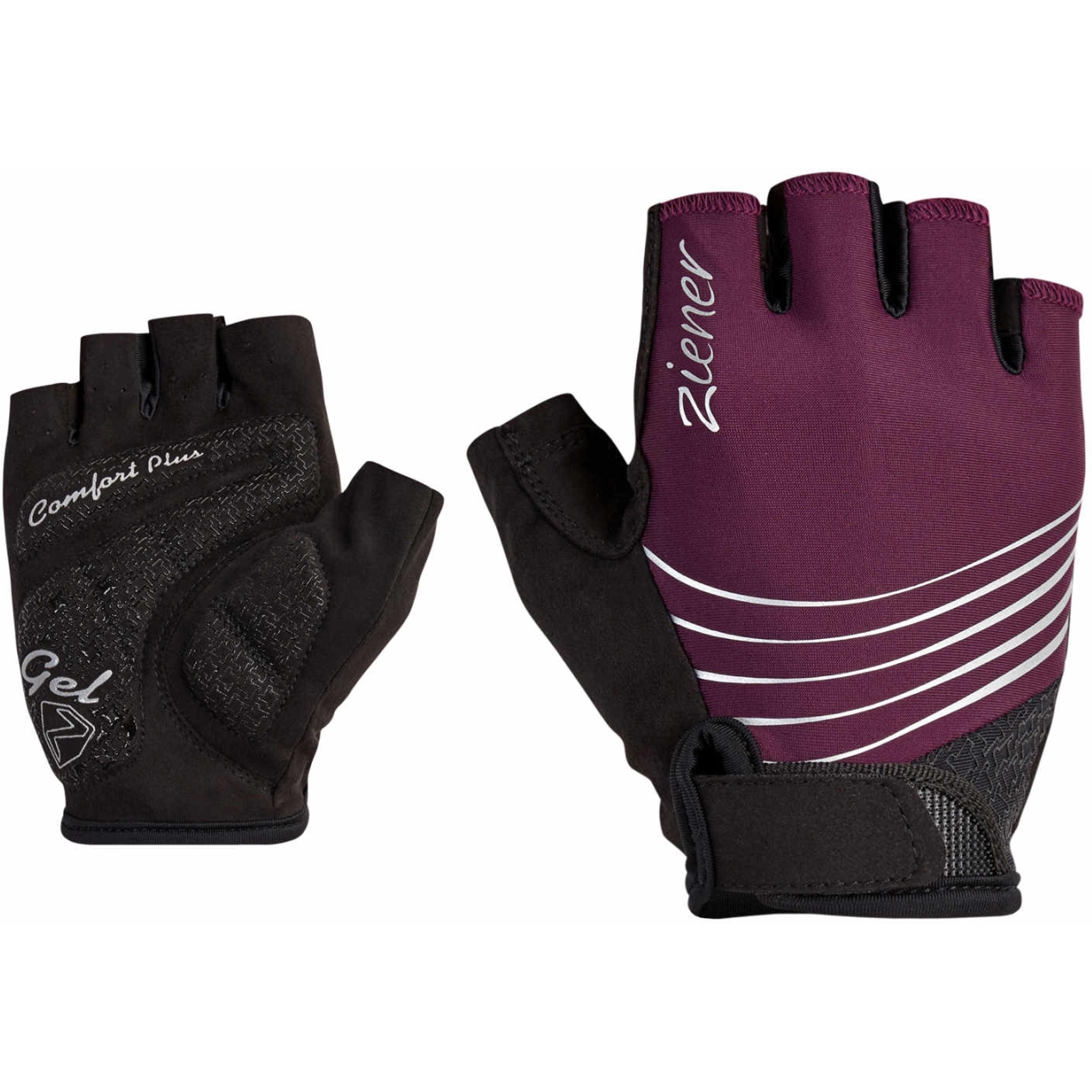 Picture of Ziener Cinderela Bike Gloves Women - Size 6 - velvet red
