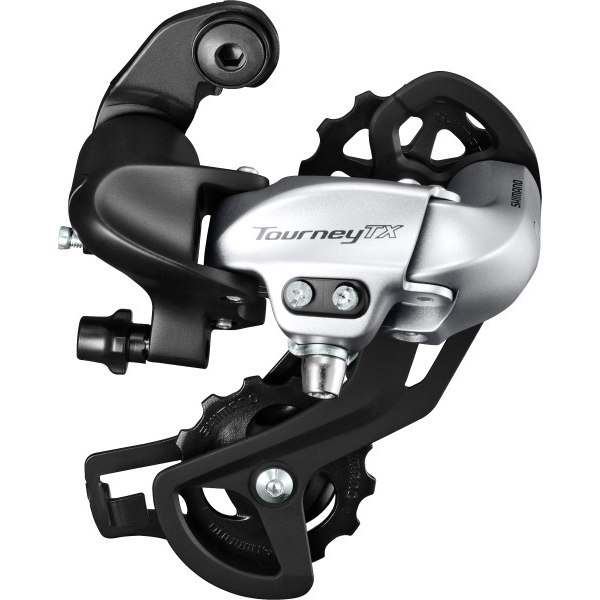 Picture of Shimano Tourney TX RD-TX800 Rear Derailleur - 7/8-speed | long (SGS) - silver