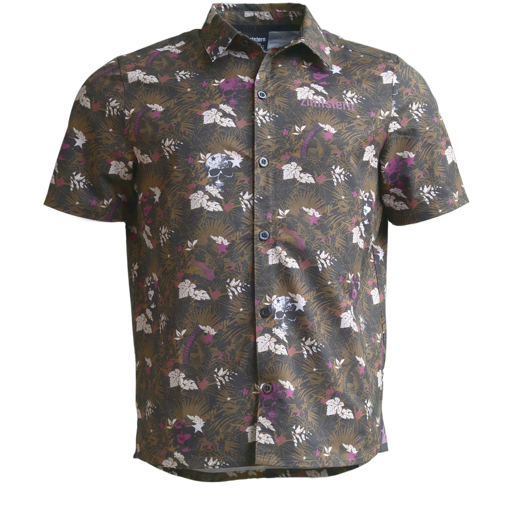 Imagen de Zimtstern Camiseta de Manga Corta Hombre - Braapz Riding - Military Olive