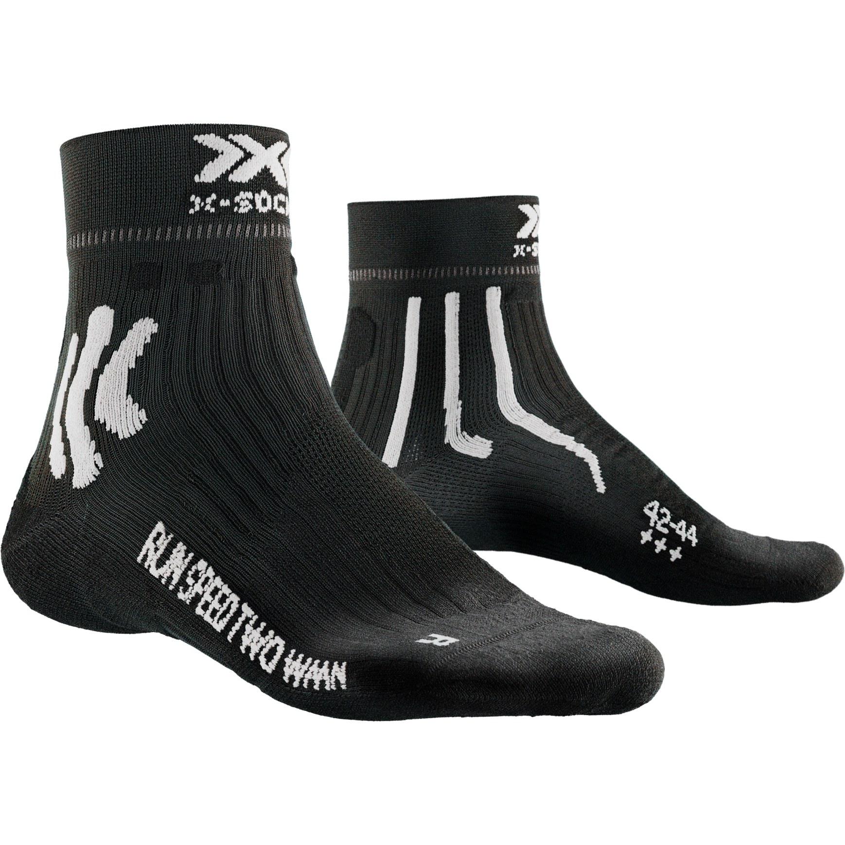 Bild von X-Socks Run Speed Two 4.0 Socken für Damen - opal black/arctic white