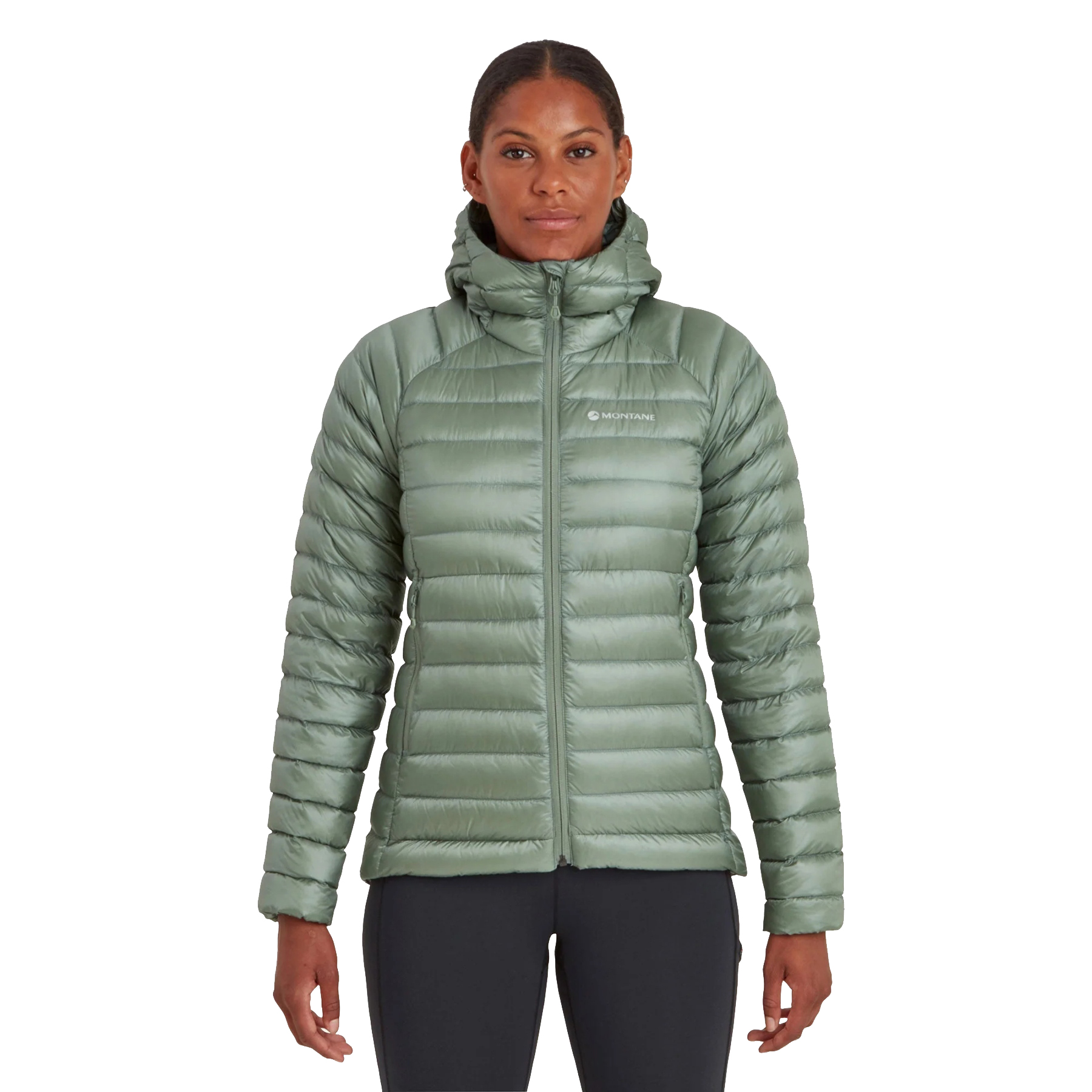 Picture of Montane Anti-Freeze Women&#039;s Hooded Down Jacket - pale sage