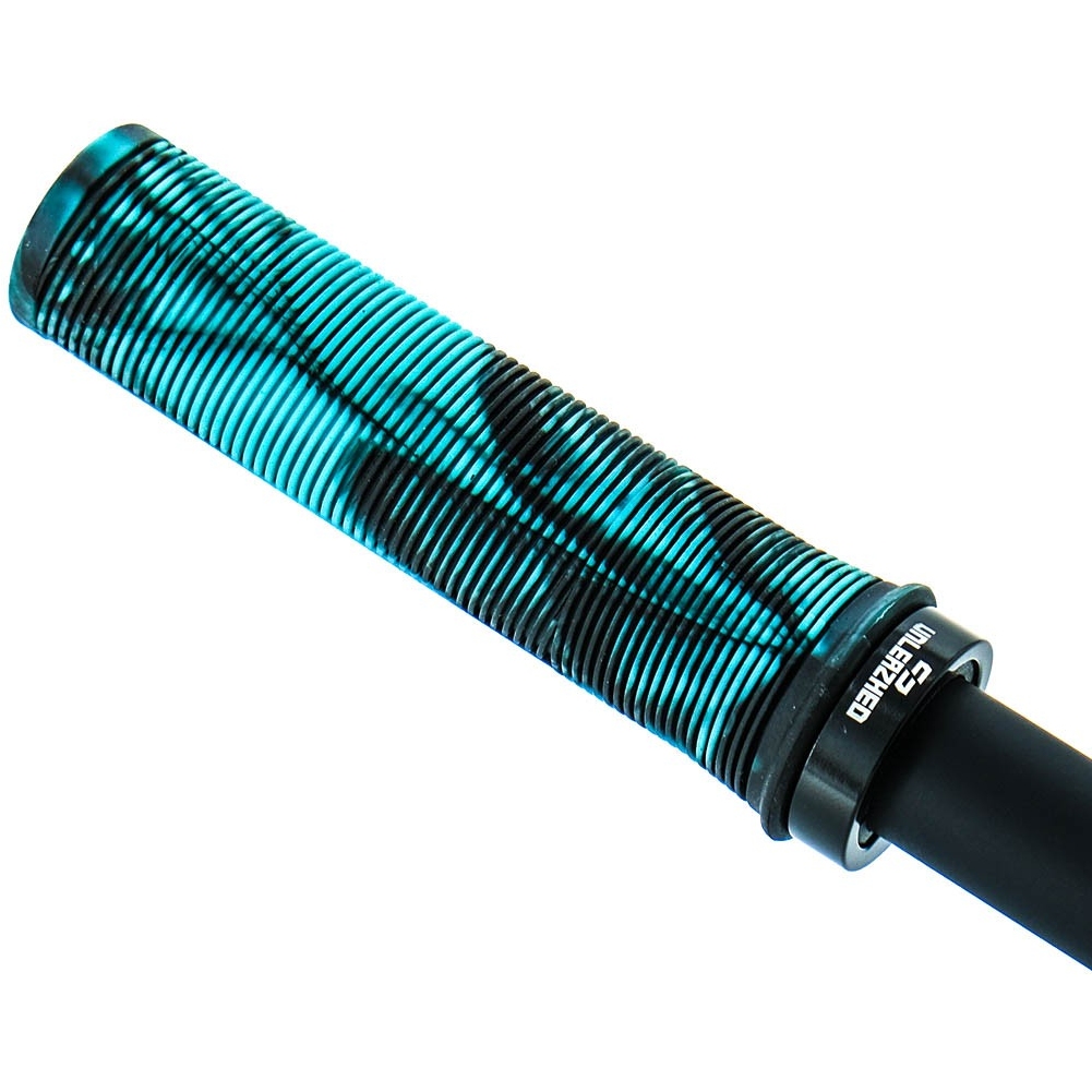 Produktbild von Unleazhed G1 MTB Griffe - Türkis/Schwarz