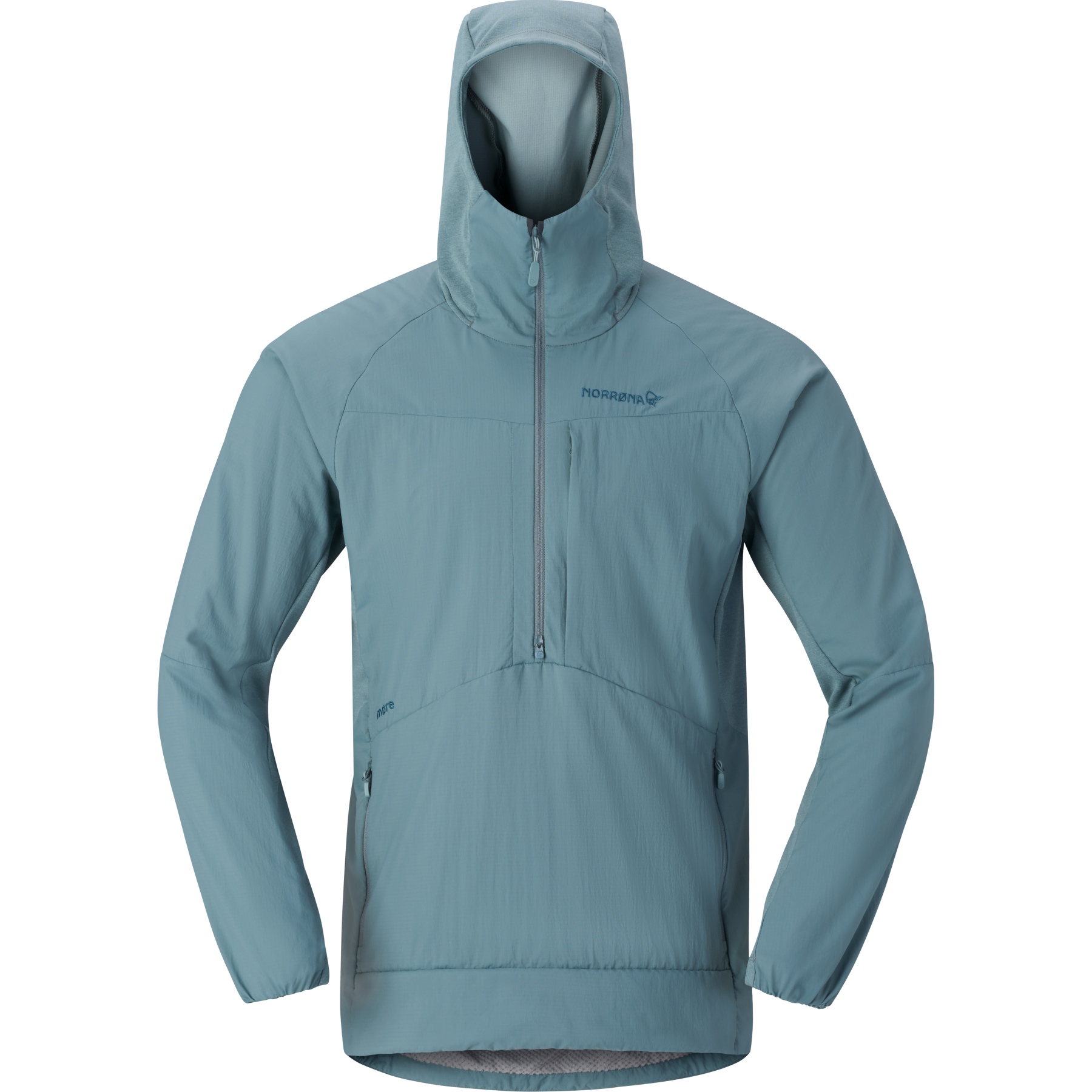 Norrona møre Octa Zip Hood Anorak Men - Trooper | BIKE24