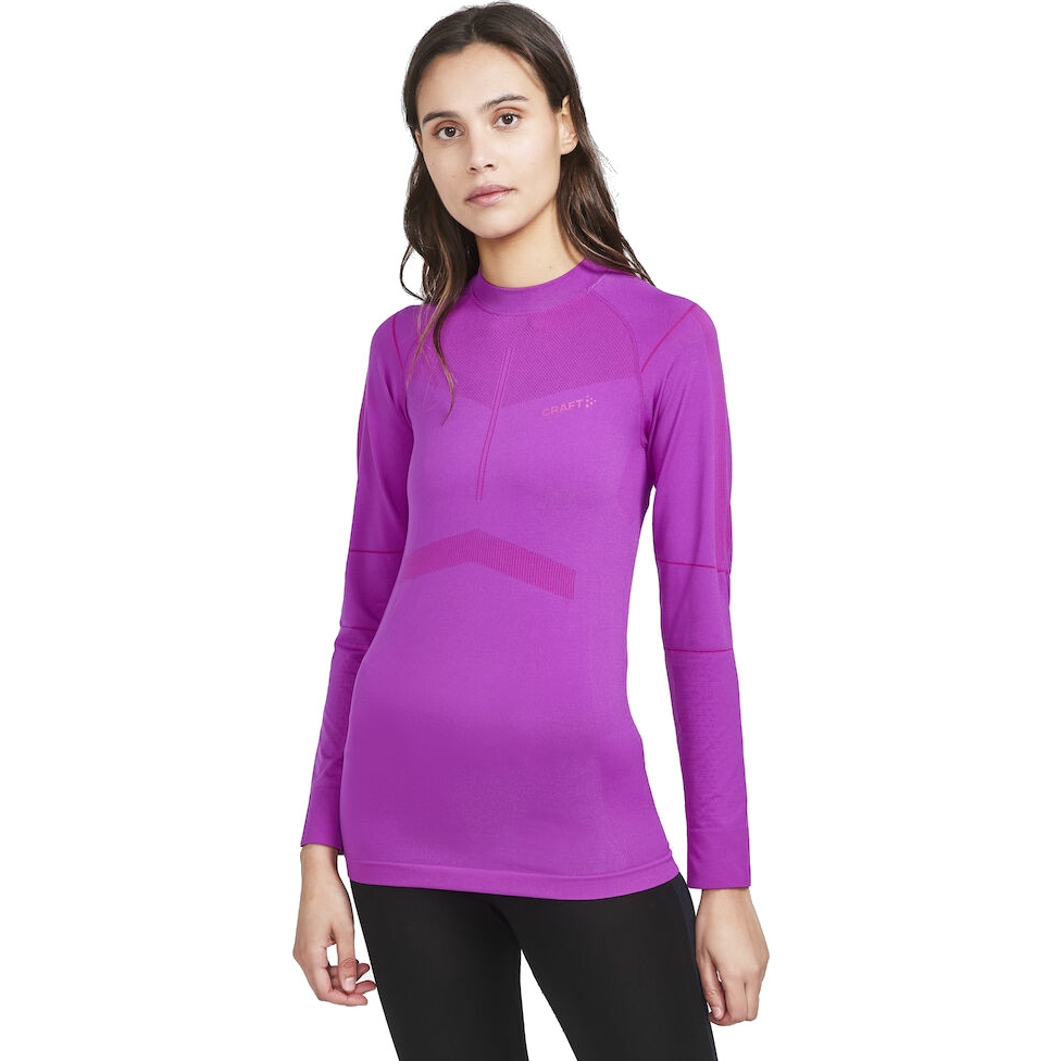 Picture of CRAFT Active Intensity Crew Long Sleeve Baselayer Women - Cassius/Roxo