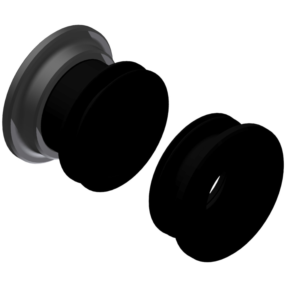 Picture of DT Swiss End Caps - Front Wheel | Set | DT 180/240 | 15x110mm - HWGXXX0006682S