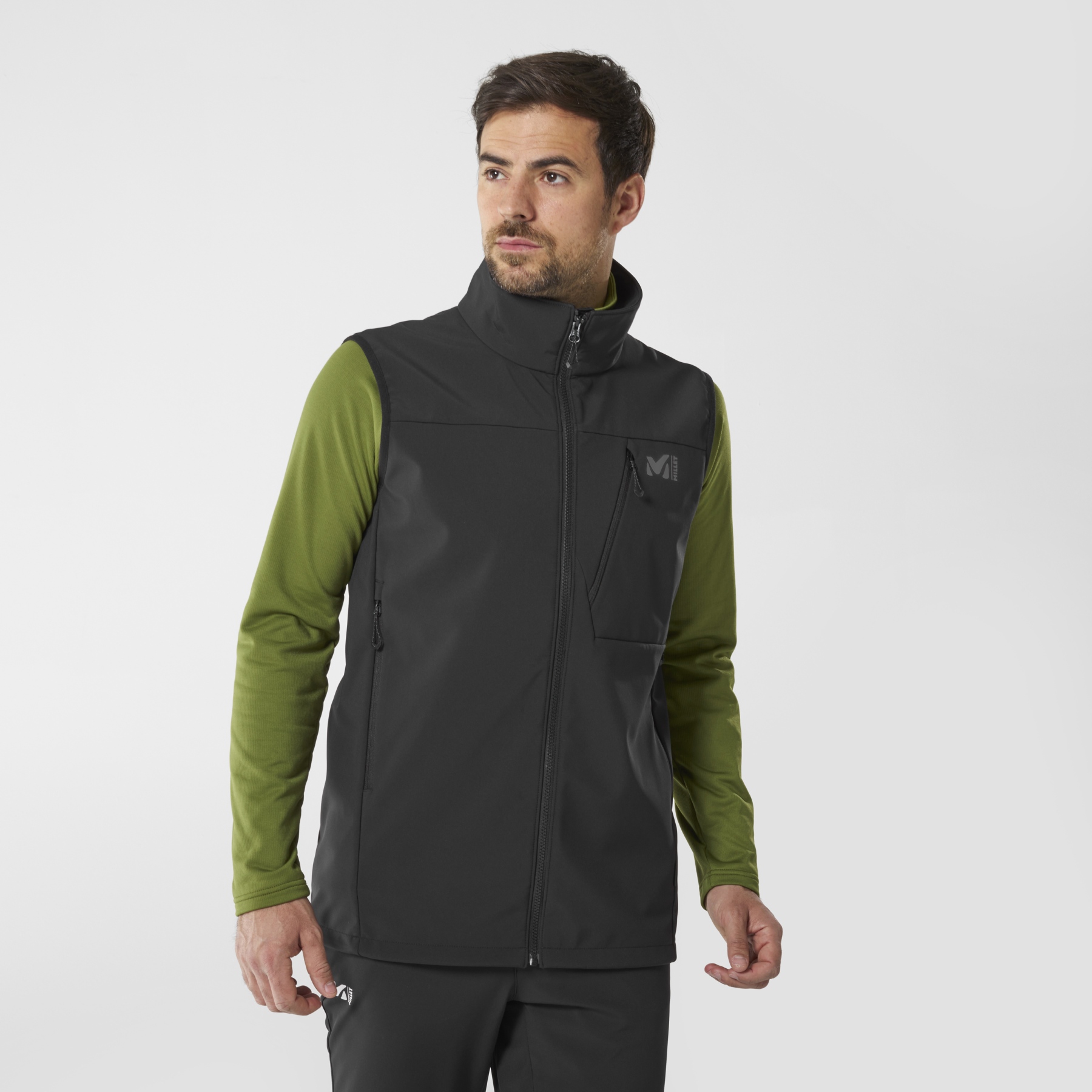 Millet Chaleco Softshell Hombre - Magma Shield - Negro