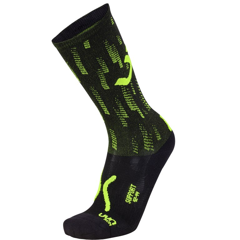 UYN Run Support Sock Men - EU 35-38 - blackyellow fluo 1990₽