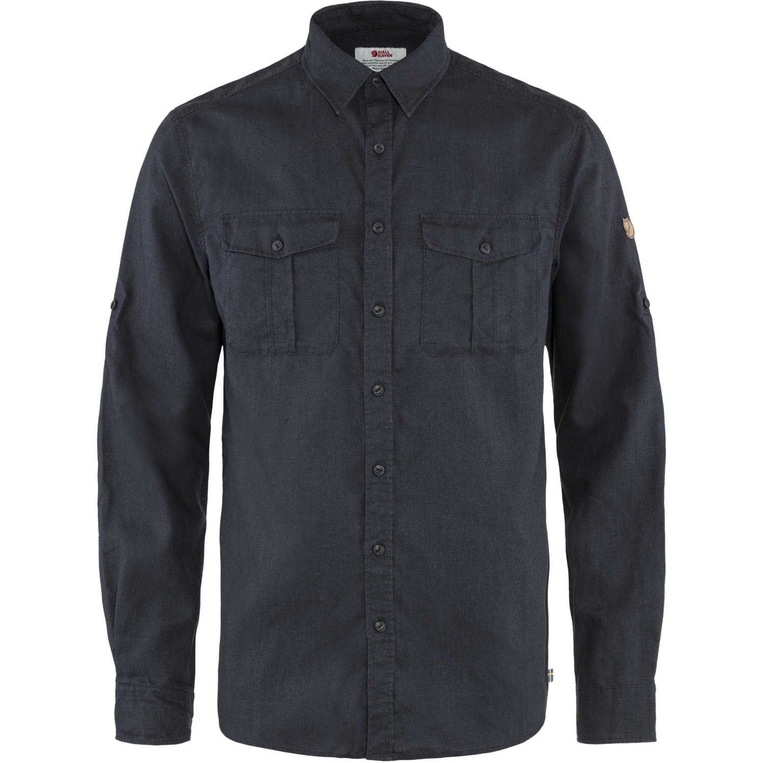 Produktbild von Fjällräven Övik Travel Langarmhemd Herren - dark navy