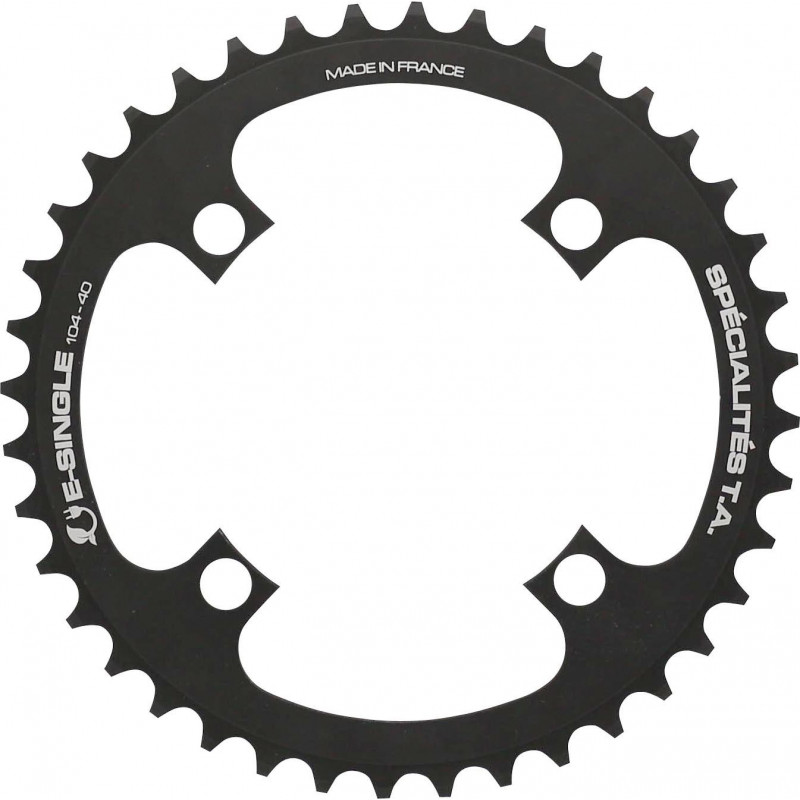 Produktbild von TA Specialites E-Single 104 Kettenblatt - 4-Arm - schwarz