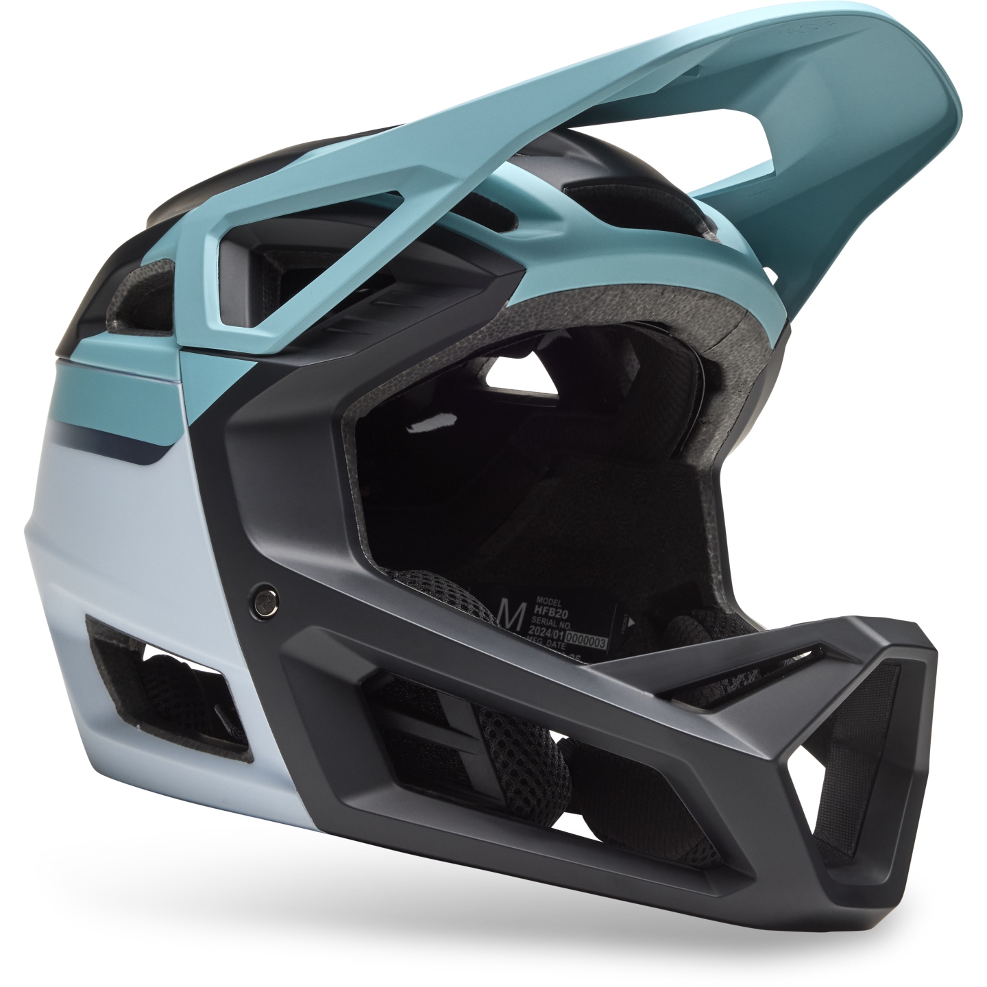 Produktbild von FOX Proframe Full Face Helm Kinder - Rizer - pale blue