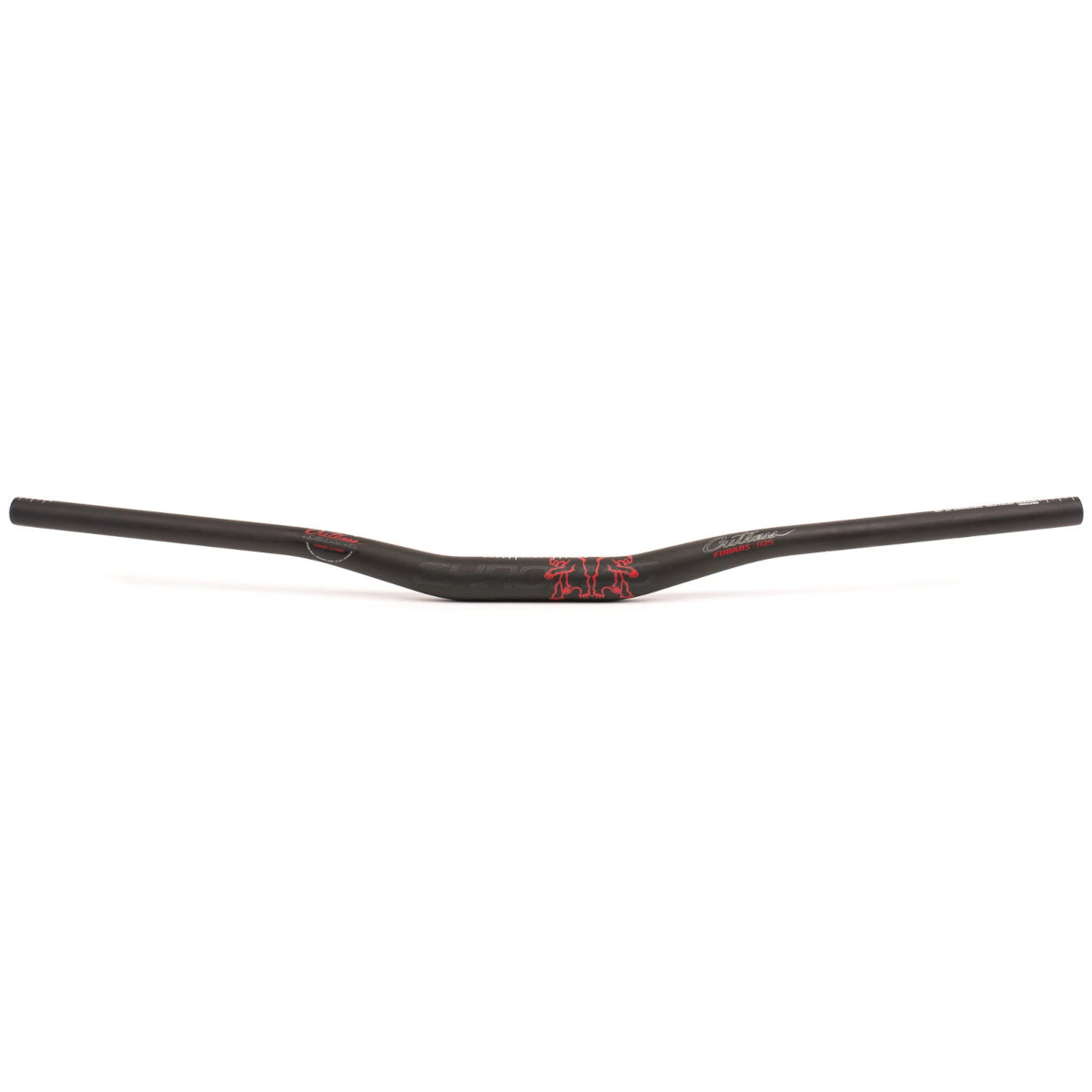 Image of CHROMAG Cutlass Carbon 31.8 MTB Handlebar 25mm Rise - black / red