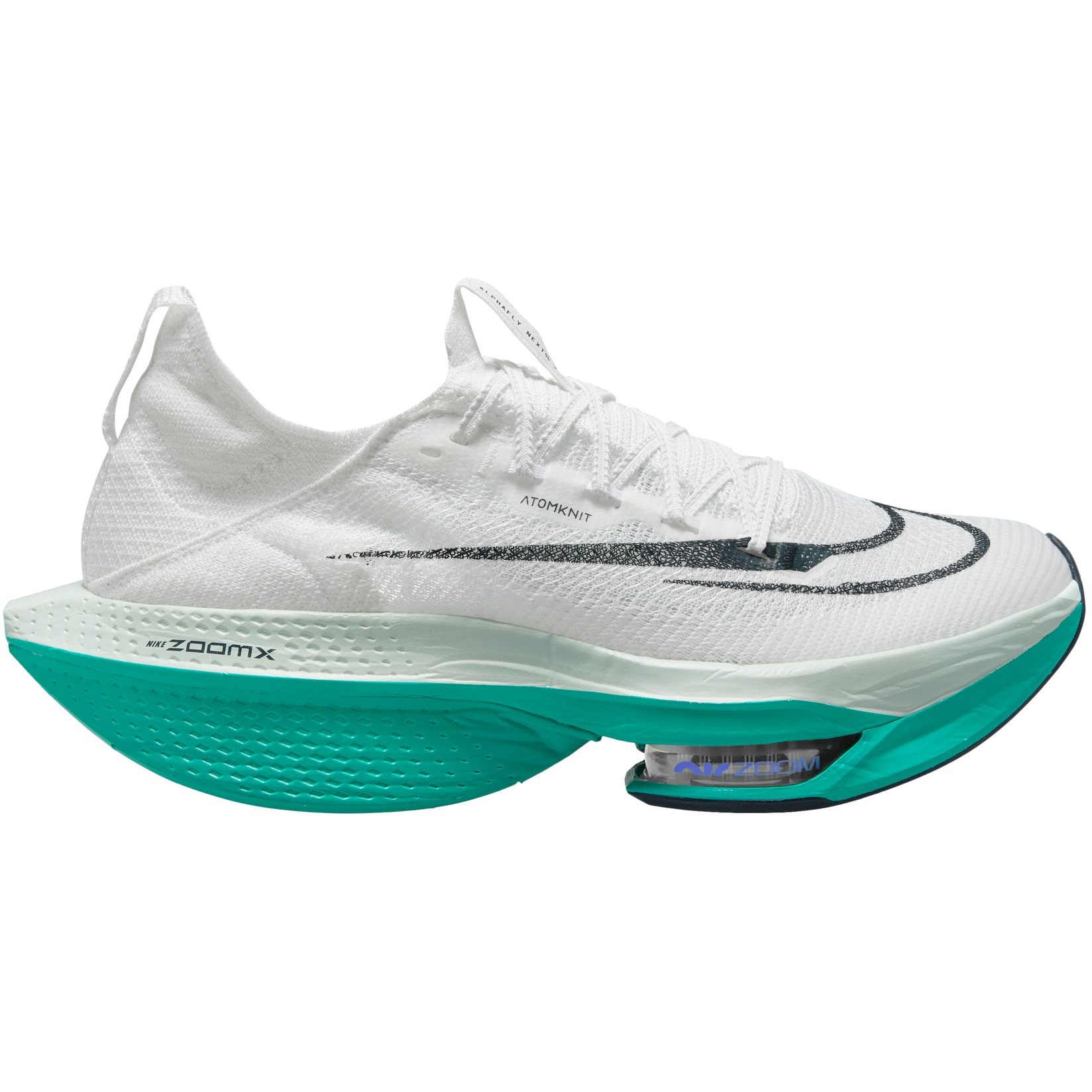 Picture of Nike Air Zoom Alphafly 2 Road Racing Shoes Men - white/deep jungle-clear jade DN3555-100