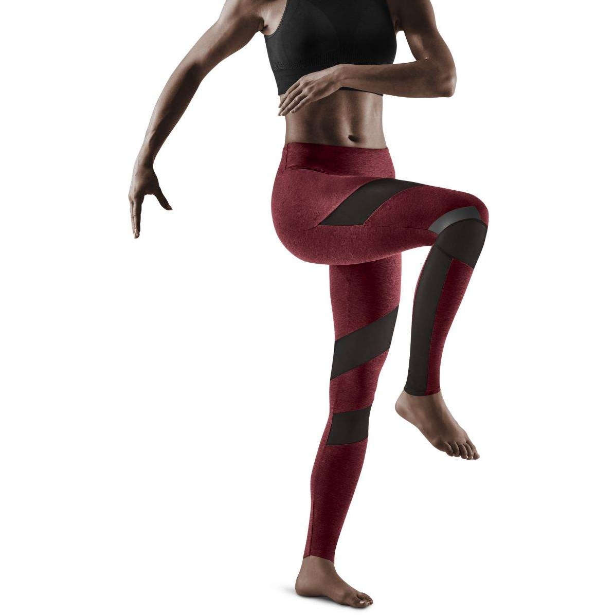 Picture of CEP Training Tights Women - cardio cherry melange