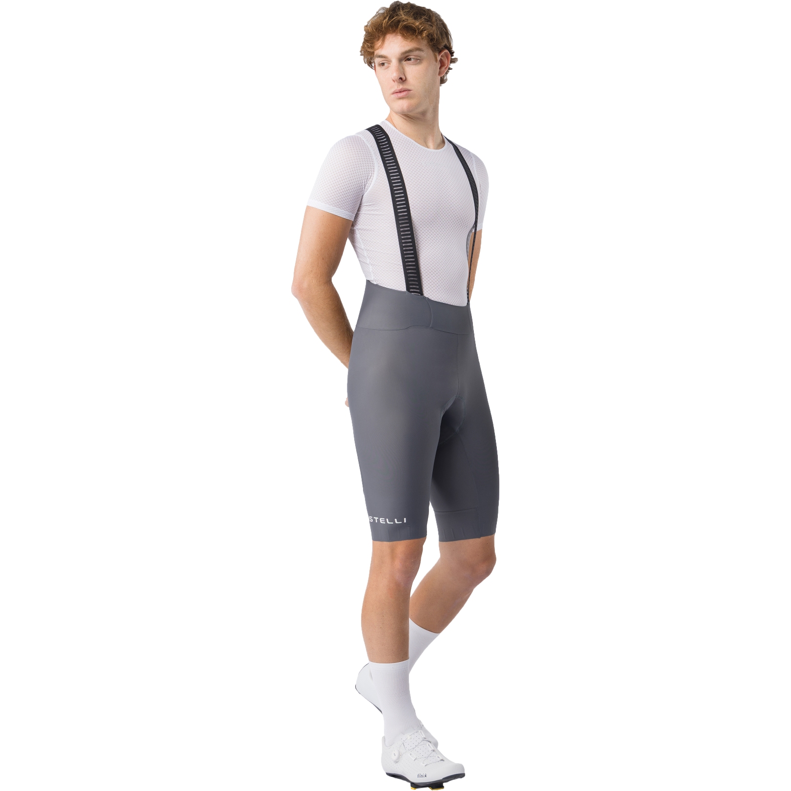Castelli Espresso 2 Bibshorts Men - smoky grey 021 | BIKE24