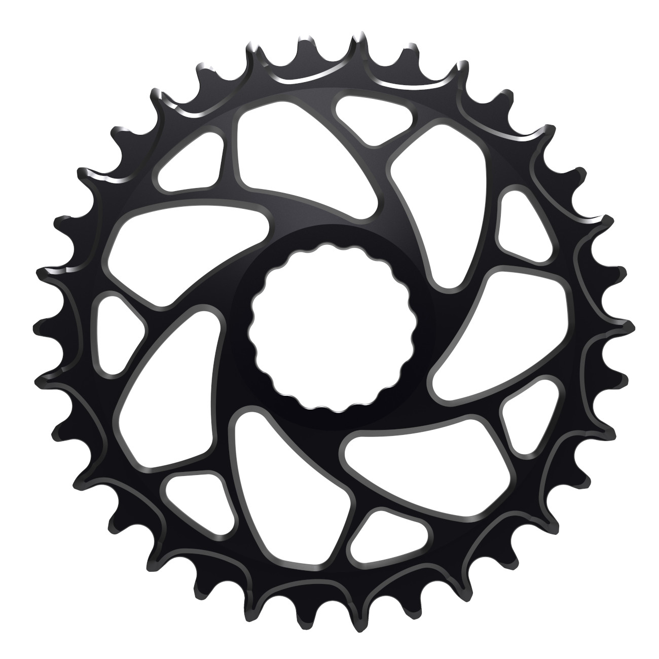 Productfoto van Alugear ELM Narrow Wide Boost Chainring - for Race Face Cinch Direct Mount
