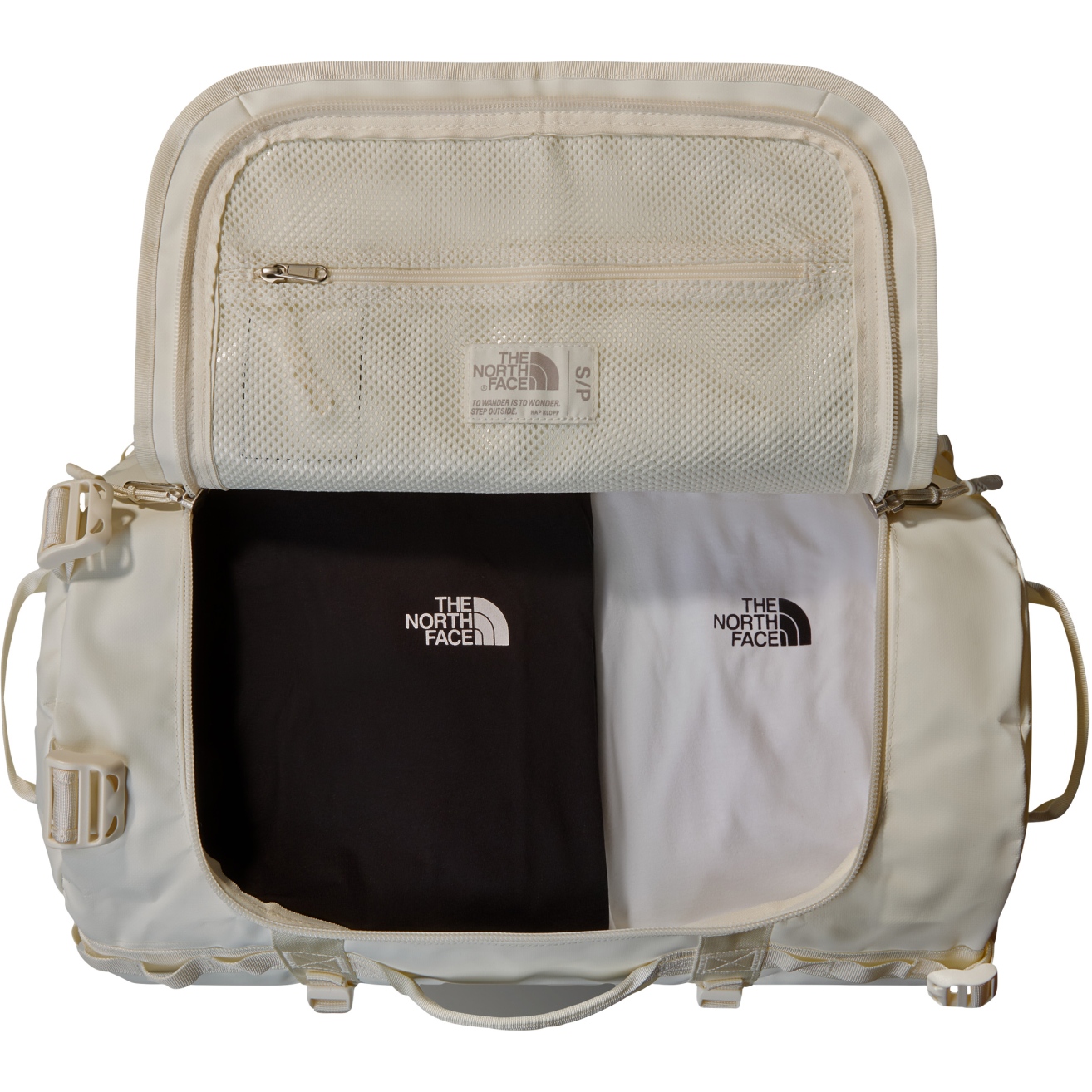 The North Face Base Camp Duffel Reisetasche S White Dune TNF White BIKE24