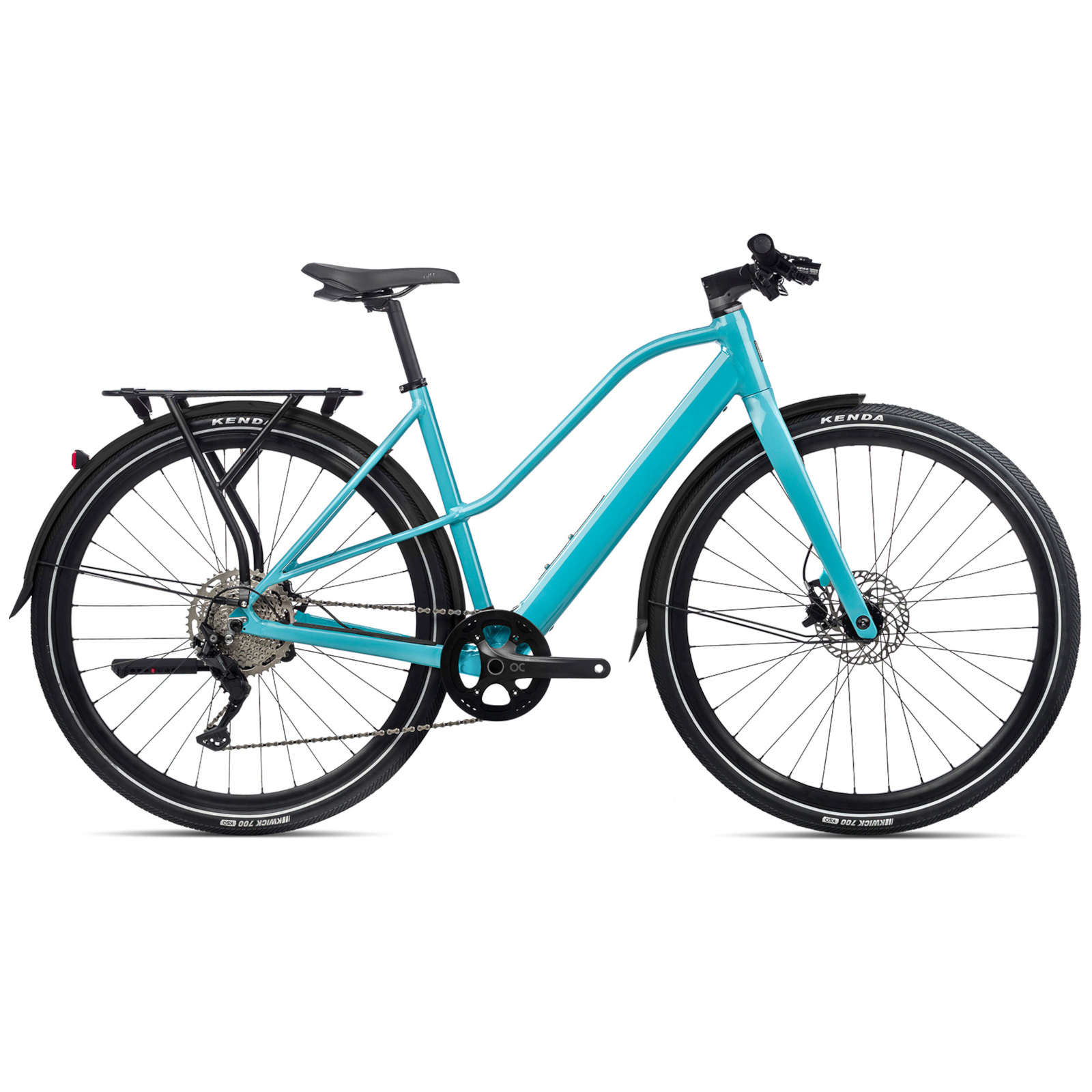Picture of Orbea VIBE MID H30 EQ Women Urban E-Bike - 2022 - blue (gloss)