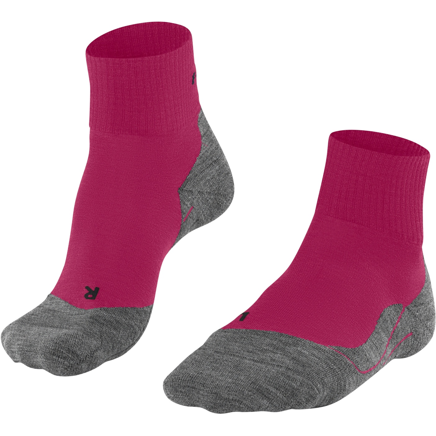 Короткие треккинговые носки Falke TK5 Wander для женщин - красный 8644