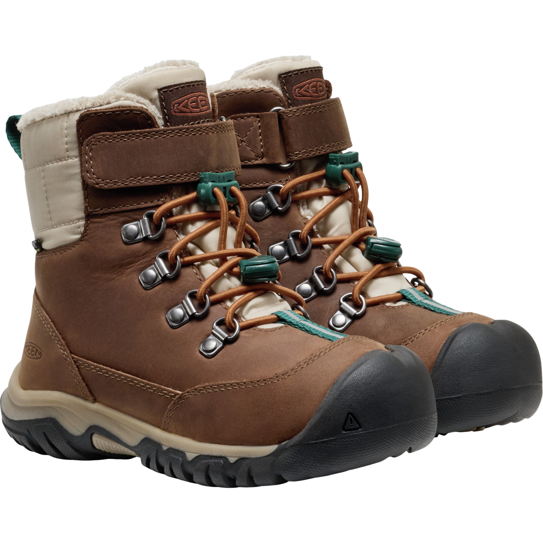 KEEN Kanibou Waterproof Winter Boots Kids Dark Earth/Roasted