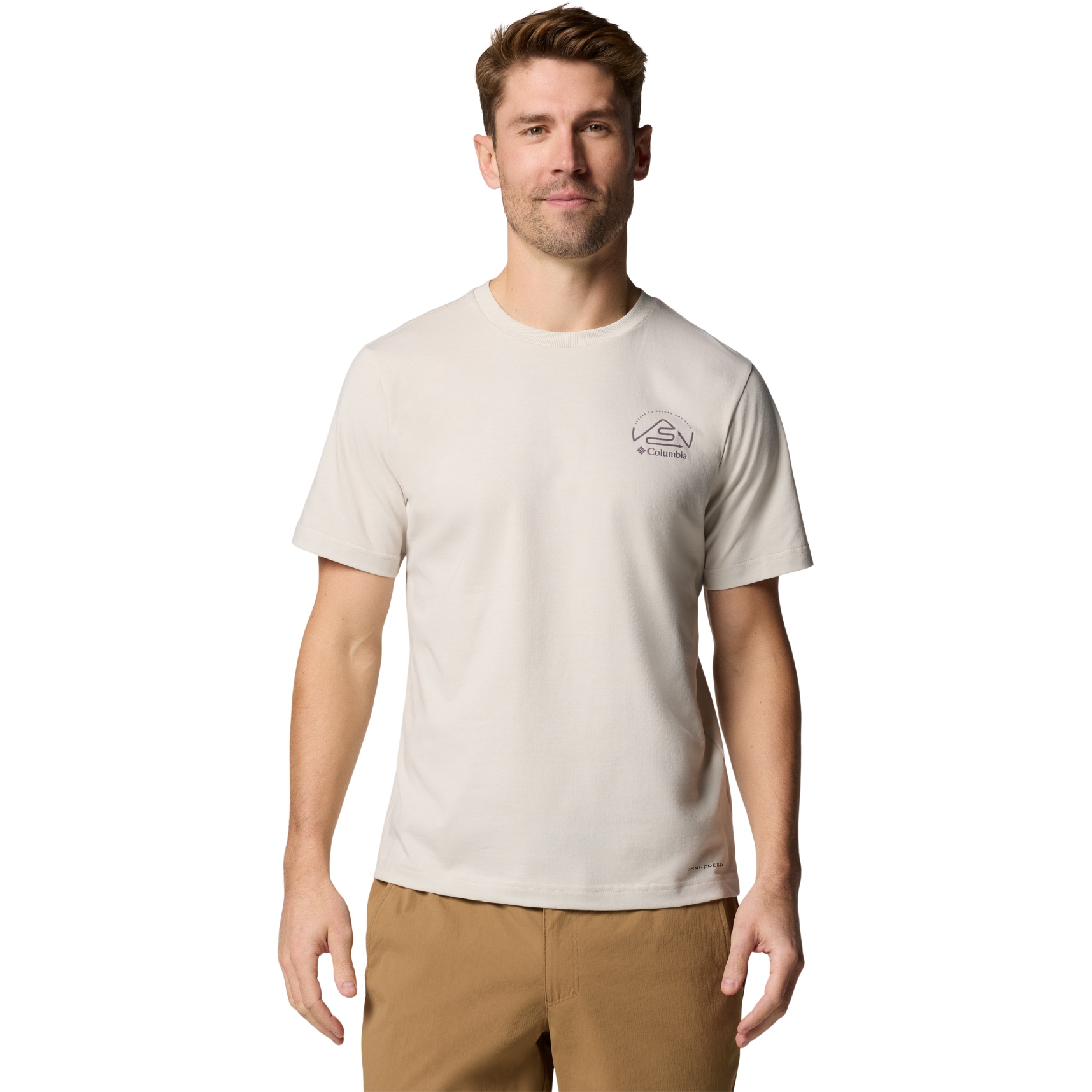 Picture of Columbia Tunnel Valley Graphic T-Shirt Men - Dark Stone/Naturally Inclined