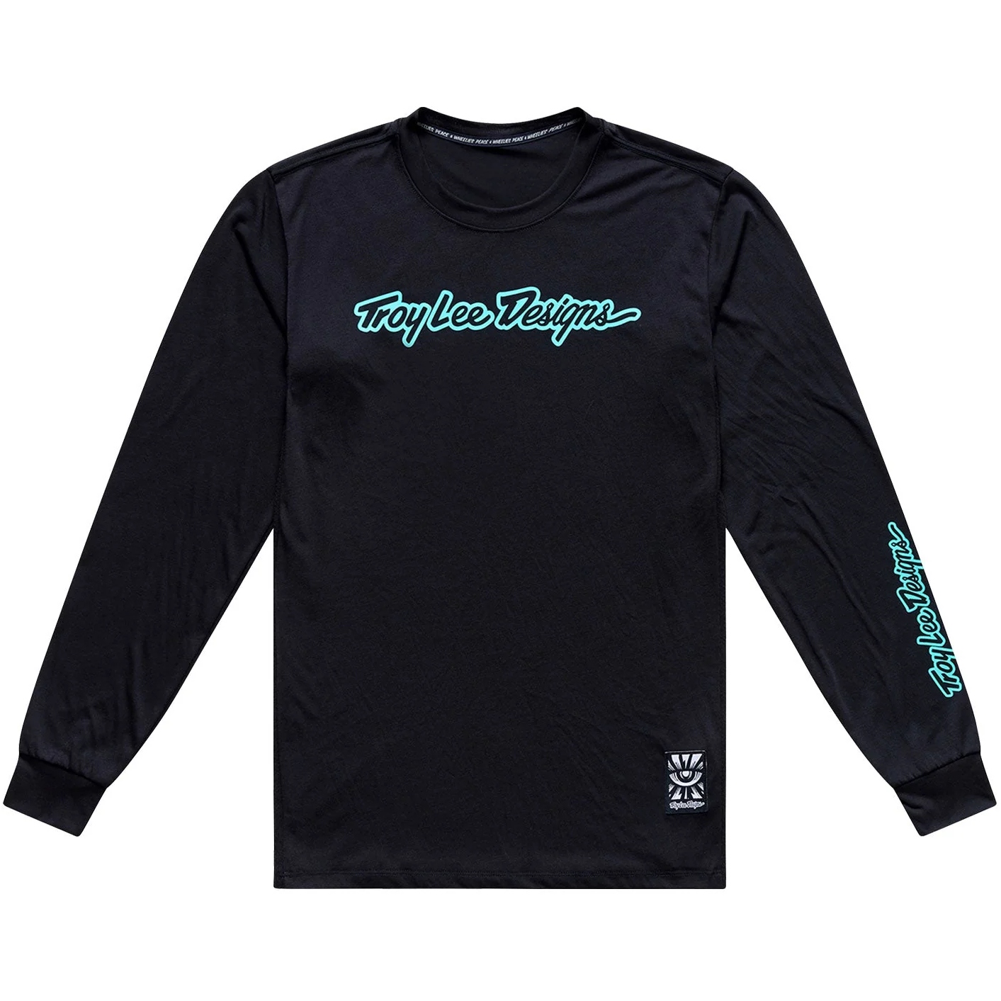Мужской лонгслив-джерси Troy Lee Designs Skyline Ride, черный