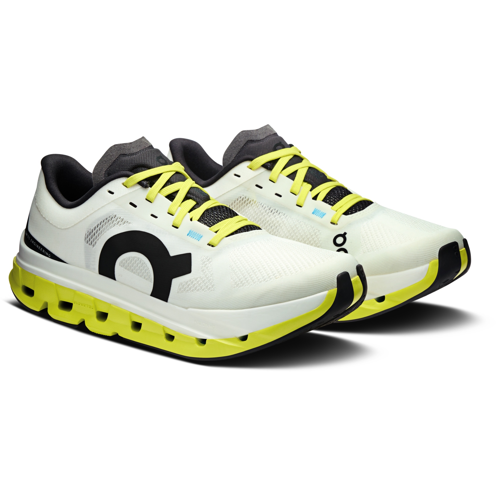 Produktbild von On Cloudflow 5 Laufschuhe Damen - White | Lime