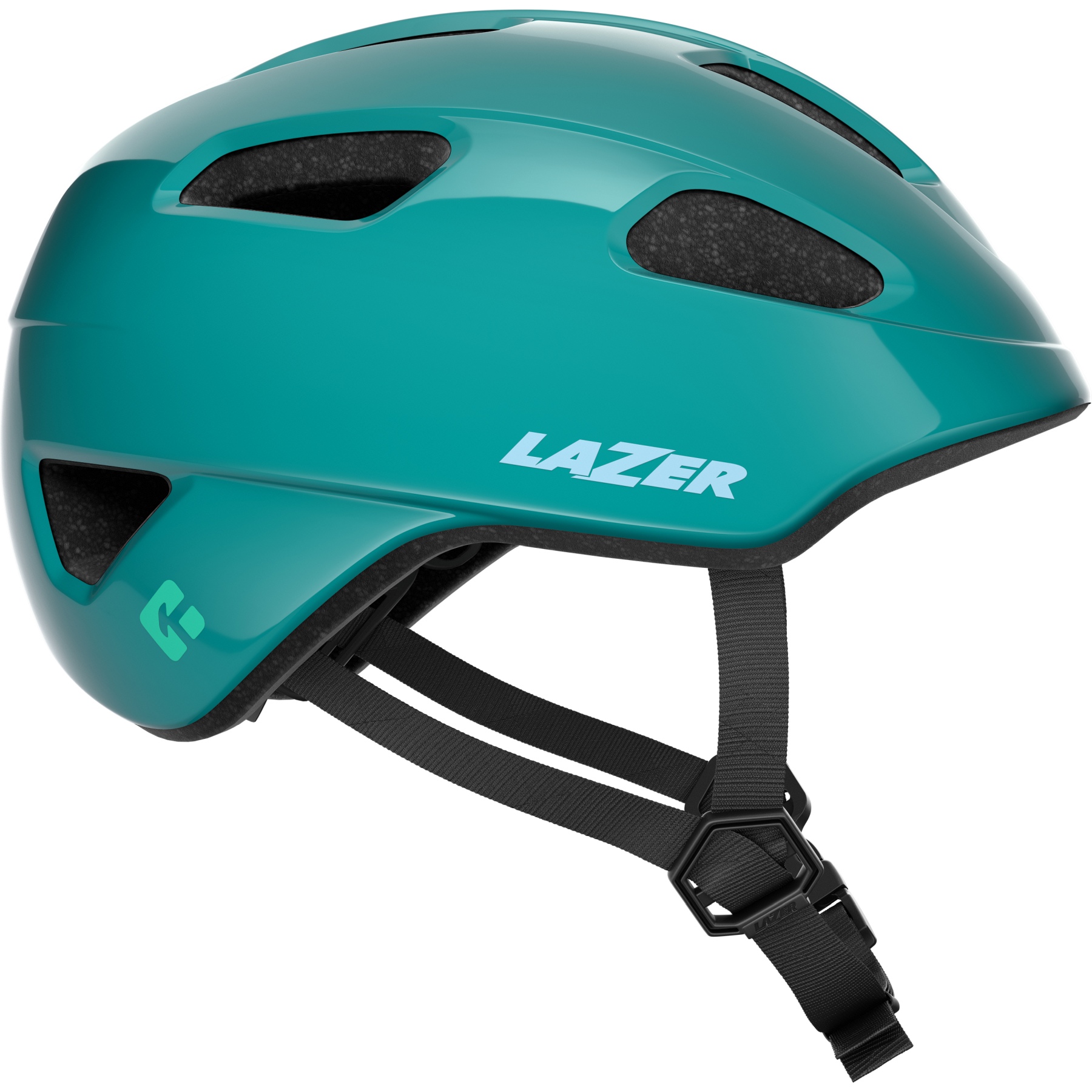 Image of Lazer PNut KinetiCore Children's Helmet - sea green