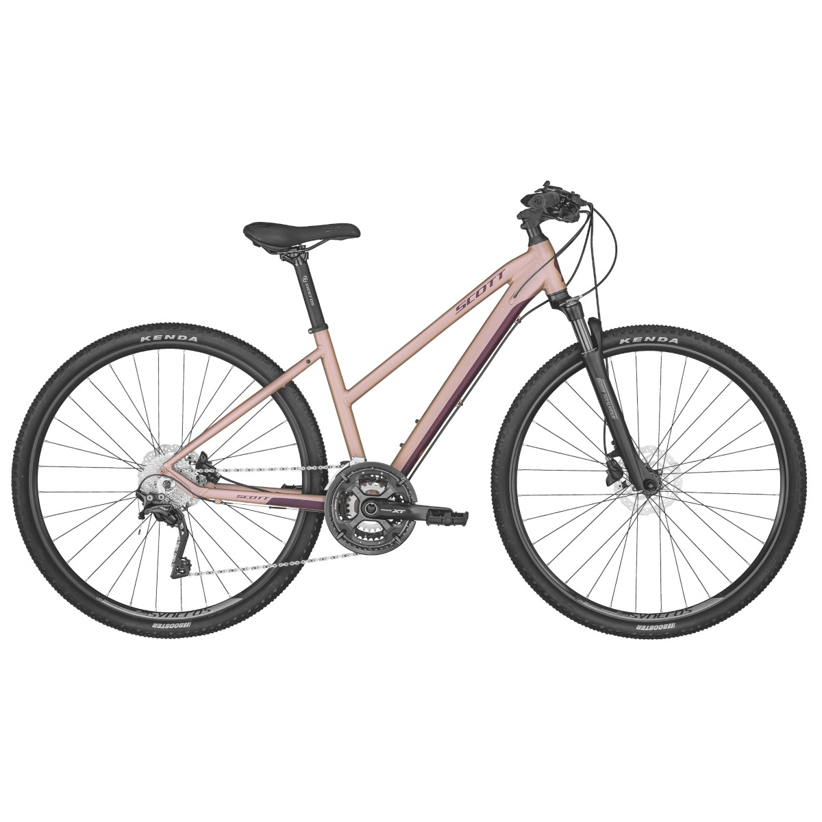 Picture of SCOTT SUB CROSS 10 - Women Crossbike - 2022 - crystal pink / soft cacao
