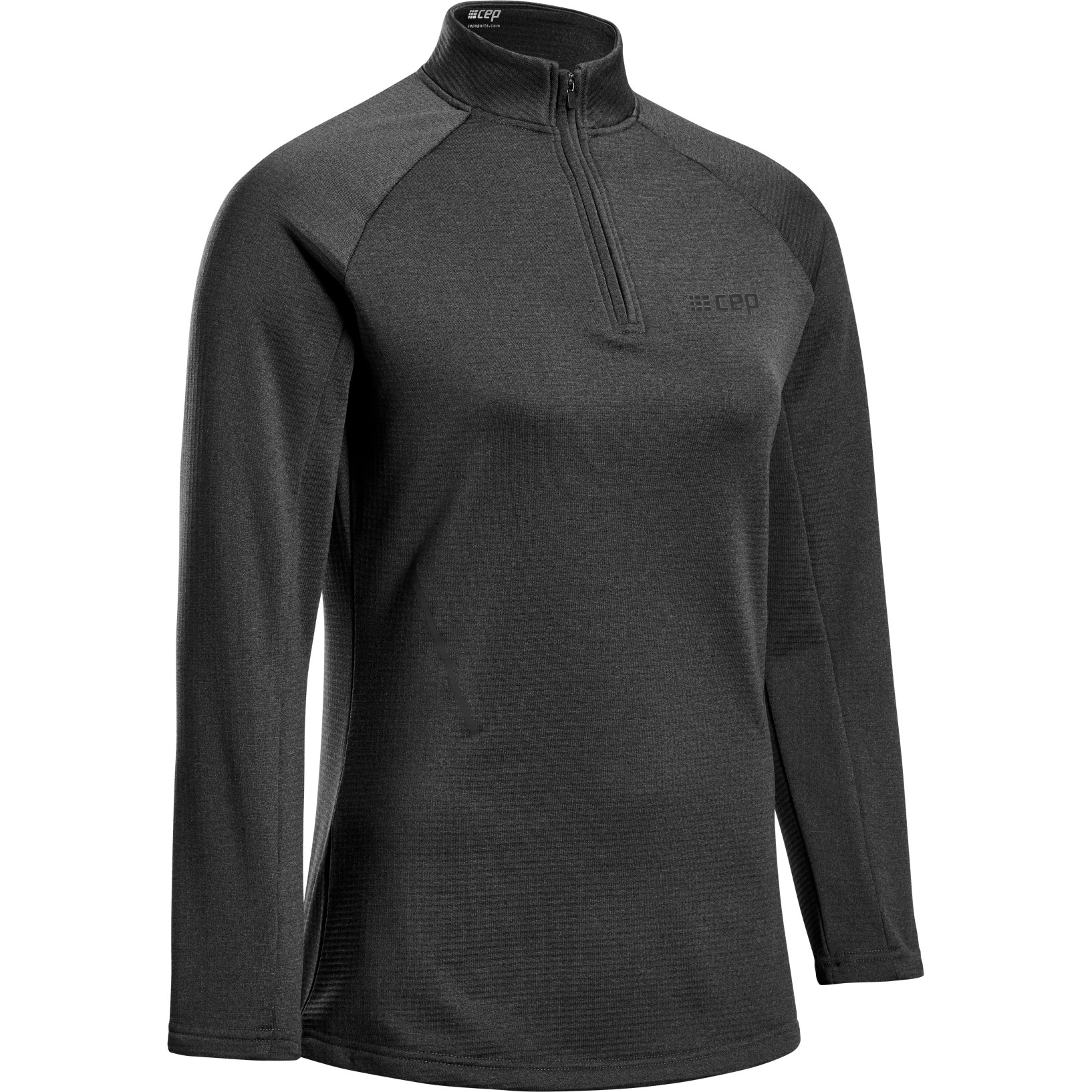 CEP Cold Weather Zip Longsleeve Shirt Women - black | BIKE24