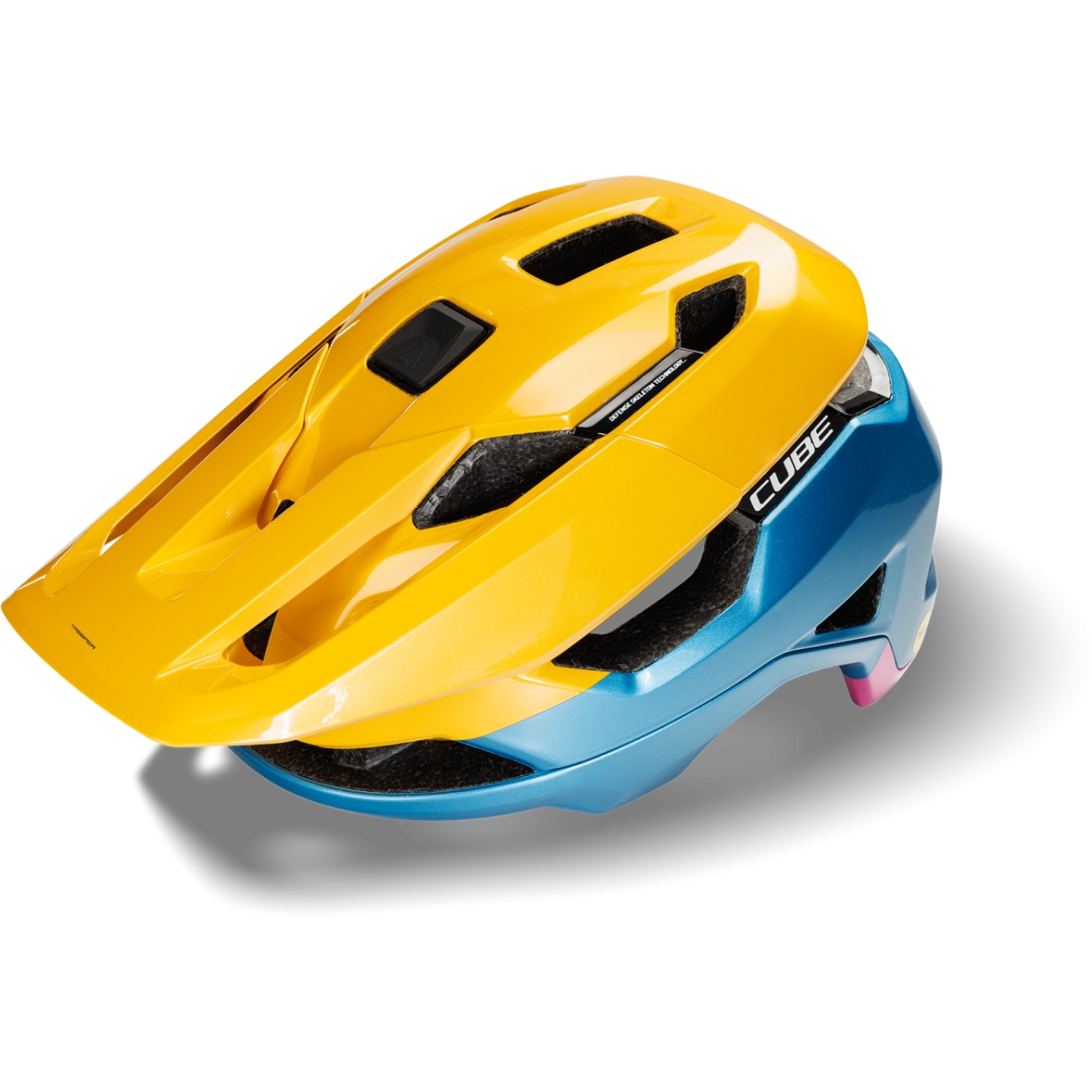 Produktbild von CUBE TROOPER Helm - yellow´n´blue´n´pink