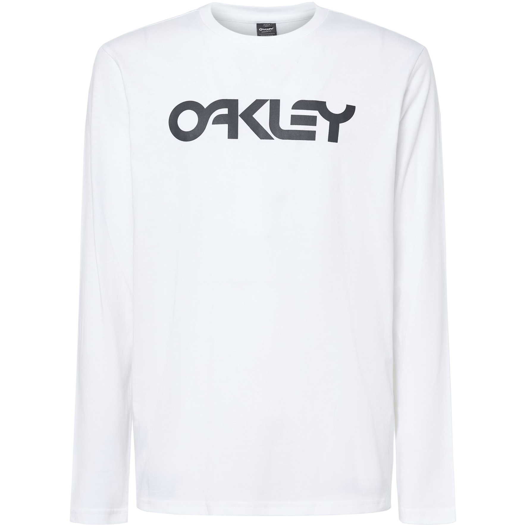 Photo produit de Oakley T-Shirt Manches Longues Homme - Mark II 2.0 - Blanc/Noir