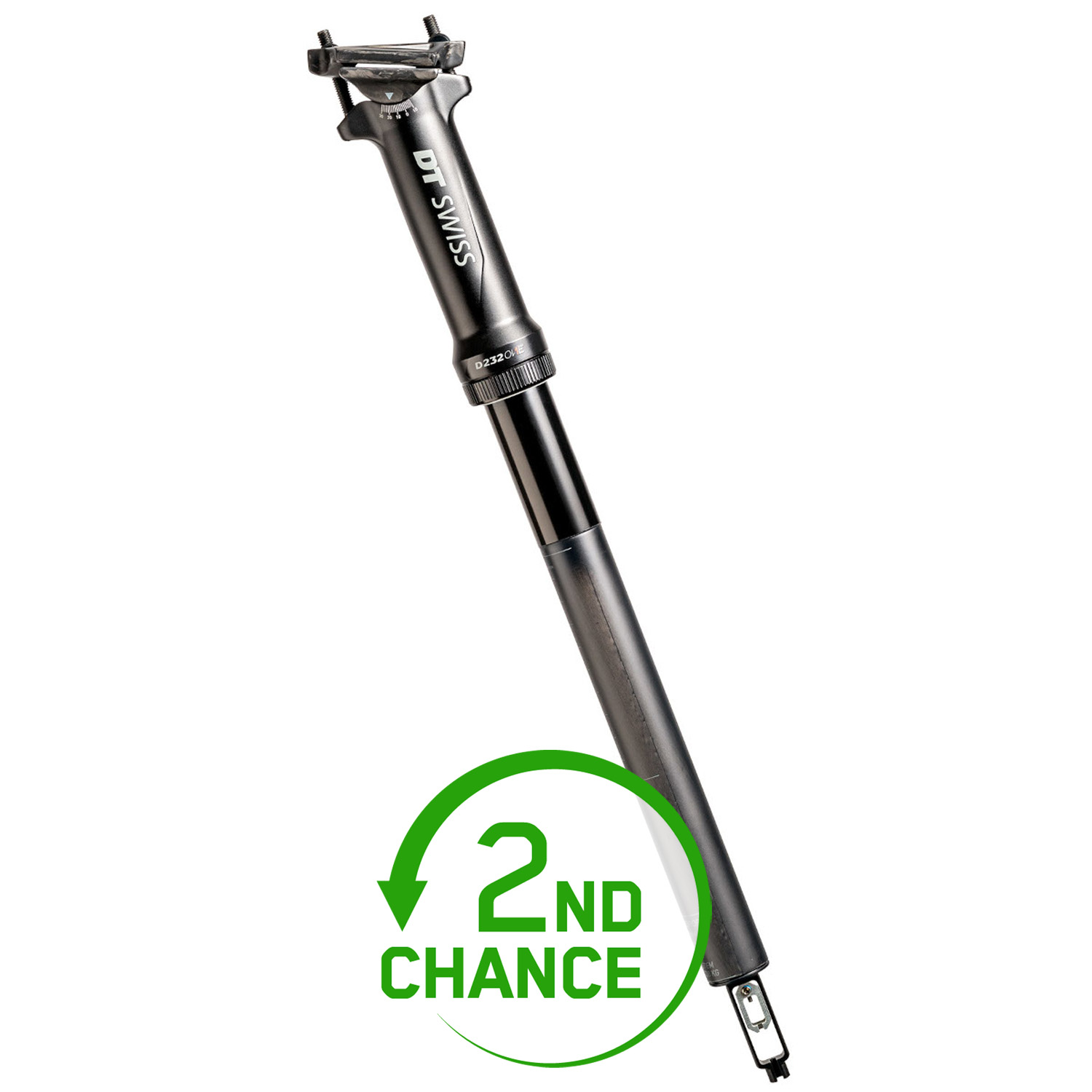 Picture of DT Swiss D 232 ONE Carbon Dropper Seatpost - 60mm Travel - 27.2mm - L1 Trigger Matchmaker - 2nd Choice