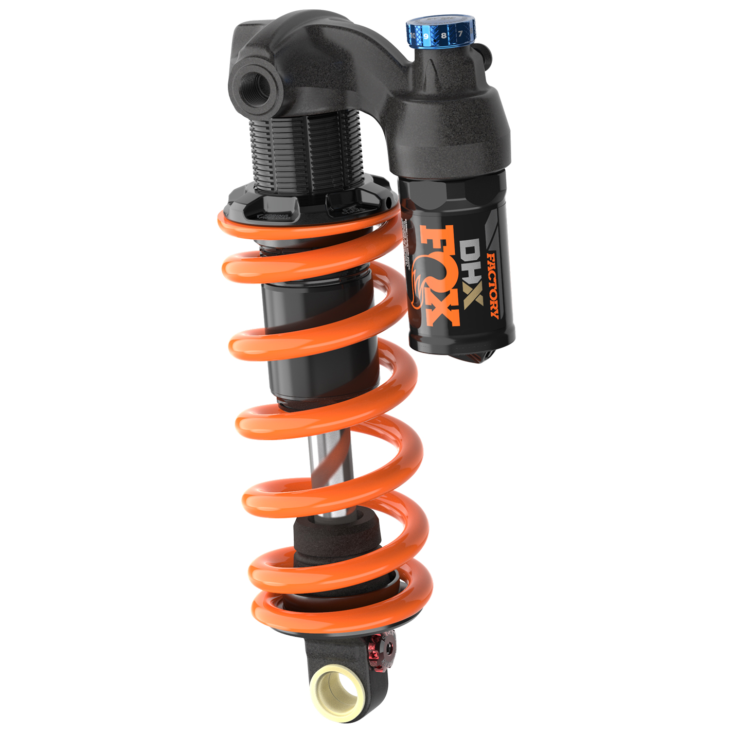 FOX DHX 205×62.5 FOX 425ib×2.65/67mm FOX DHX Rear Shock - Factory | Coil | Trunnion | with