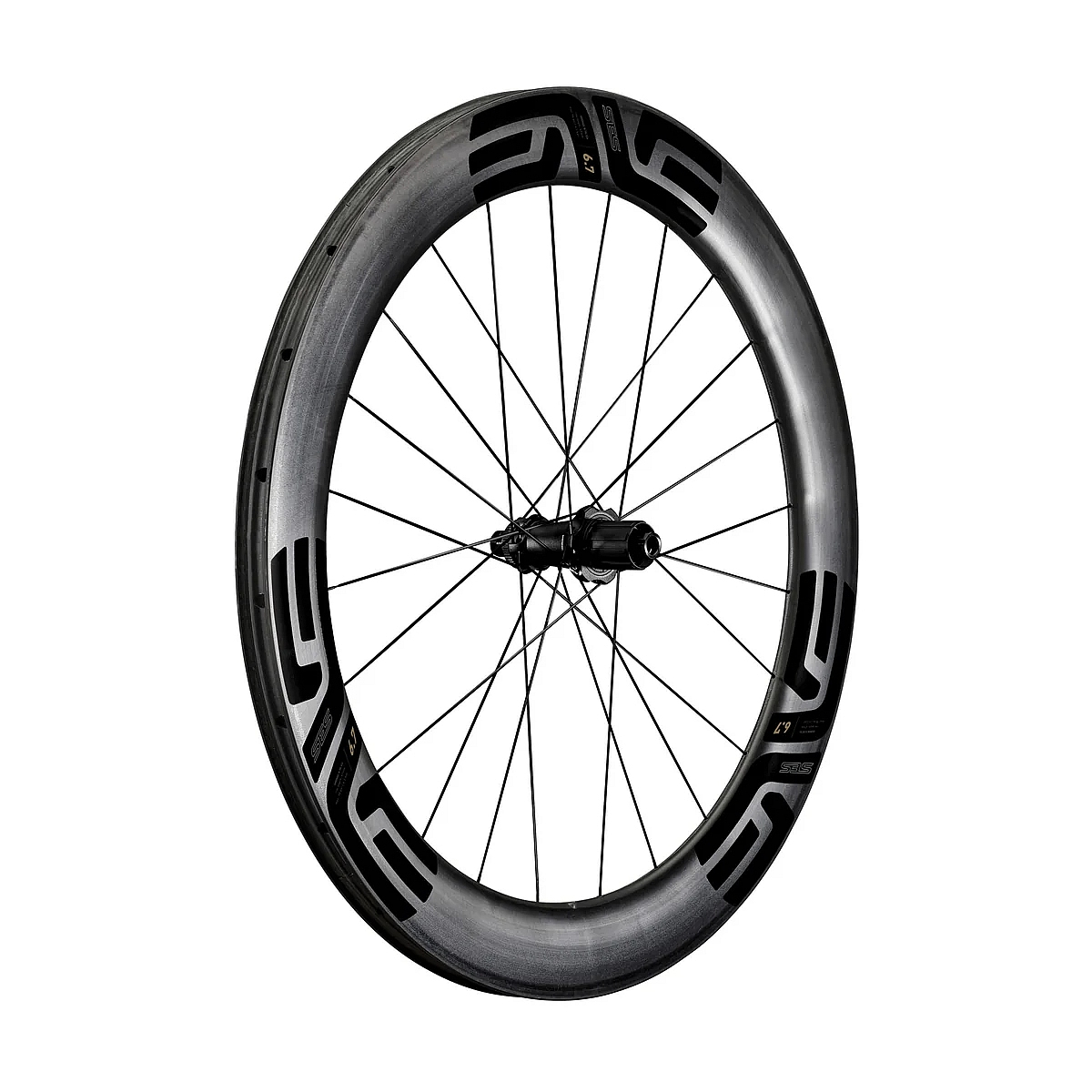 ENVE SES 6.7 - Заднее колесо - 28 дюймов | Карбоновое | Без зацепов | Прямое | с центральным замком | 12x142 мм - Shimano HG L