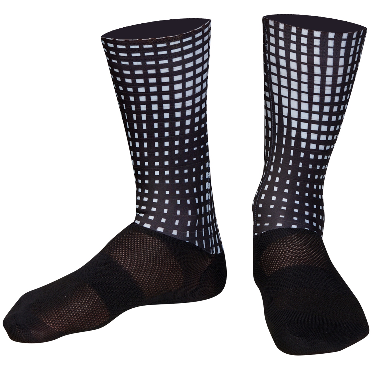 Picture of Bioracer Technical Cycling Socks - Op Art - blue