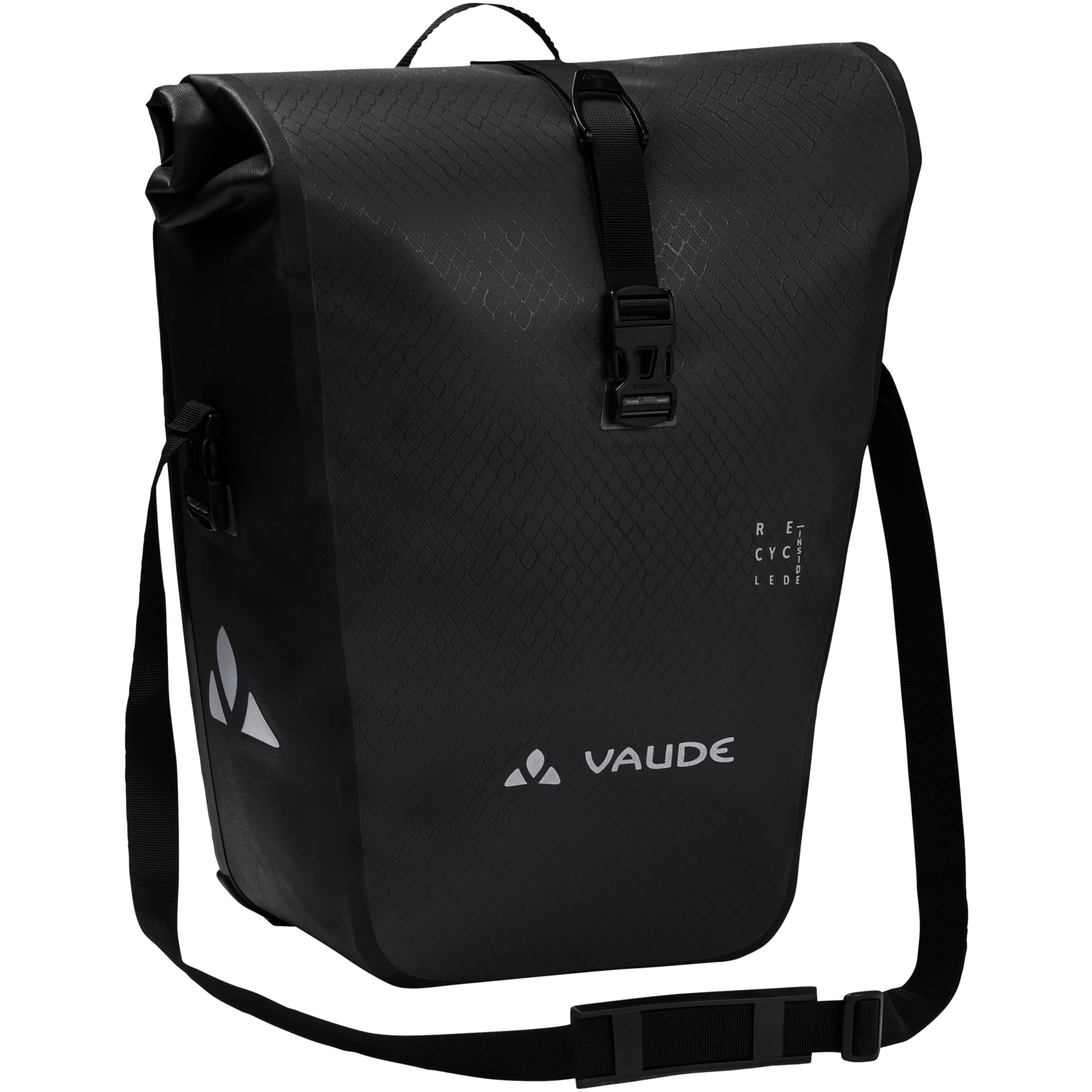 Vaude Aqua Back Single Bike Pannier (rec) - 24L - black | BIKE24