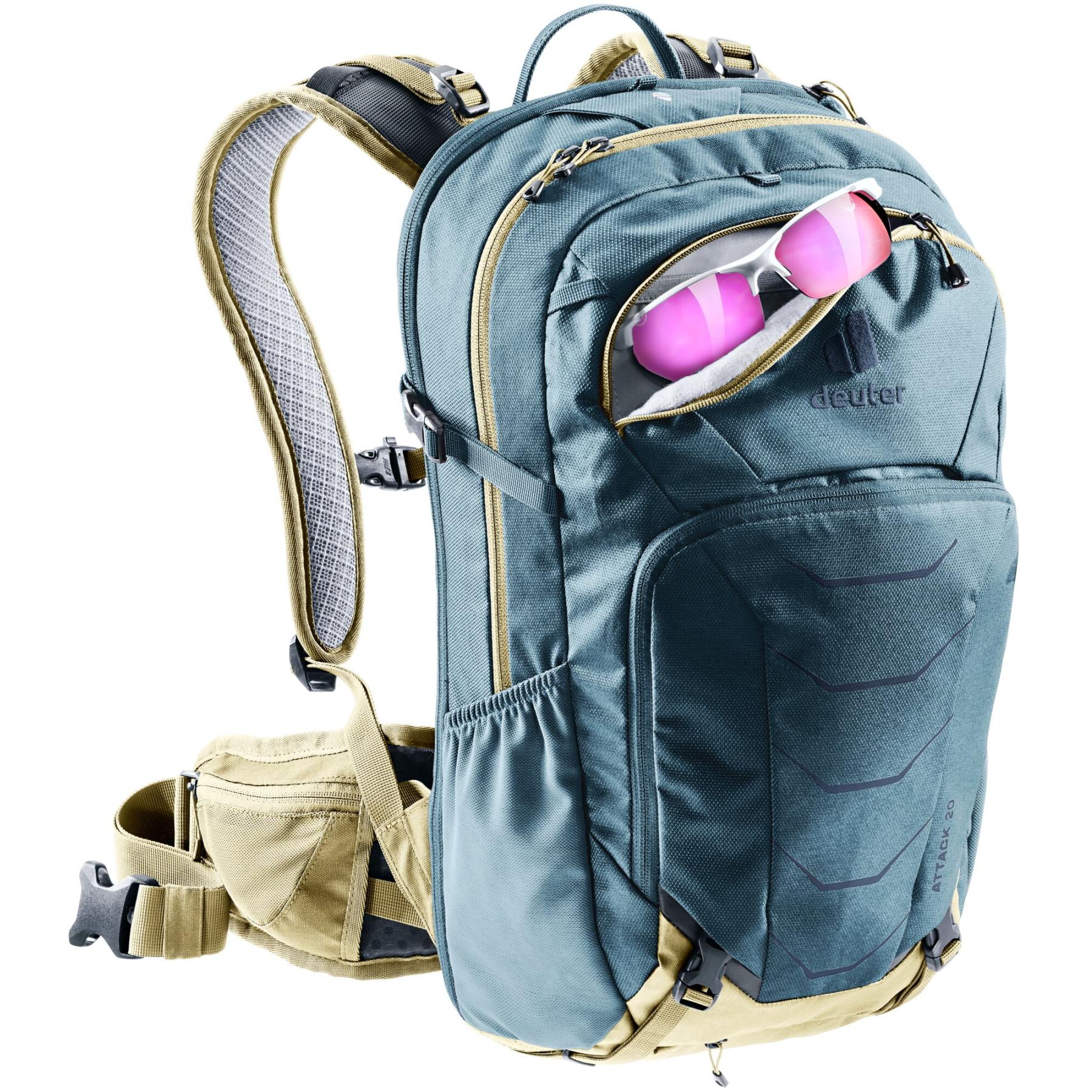 Deuter Attack 20 Protector Backpack - atlantic-desert | BIKE24