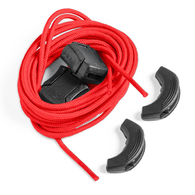 Productfoto van Crankbrothers Veters voor Mallet, Mallet E &amp; Stempel Speedlace - rood