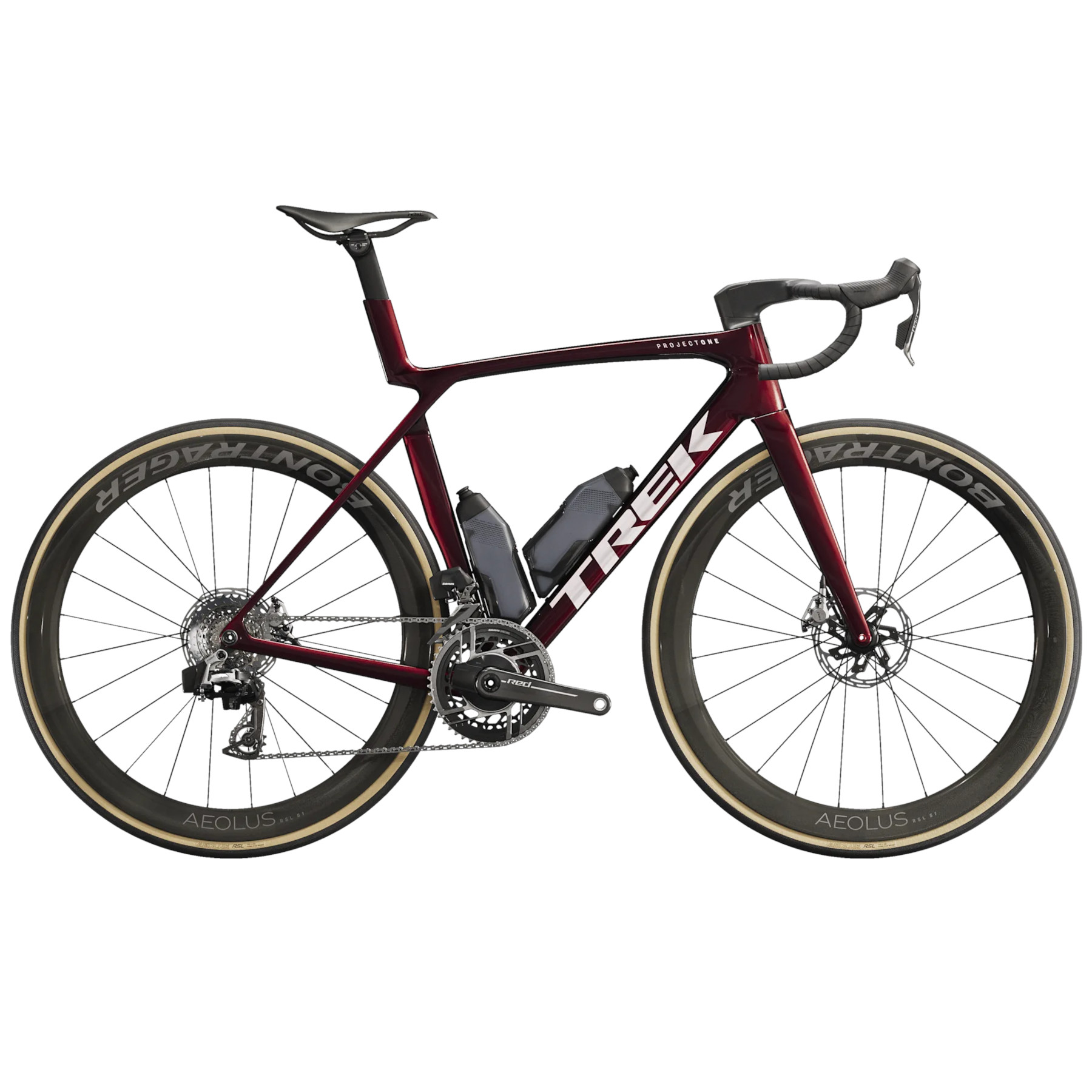 Productfoto van Trek MADONE SLR 9 AXS Gen 8 - Carbon Racefiets - 2025 - Carbon Red Smoke
