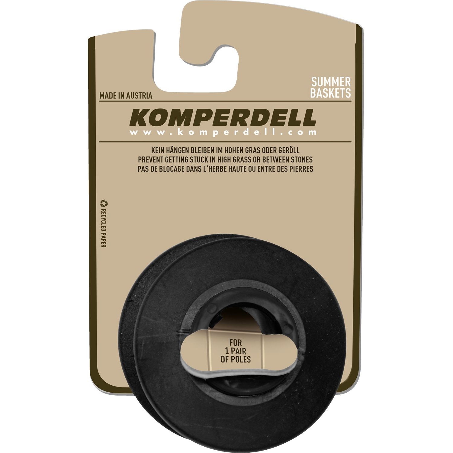 Picture of Komperdell Summer Plate for Ice Flank System (pair) - black