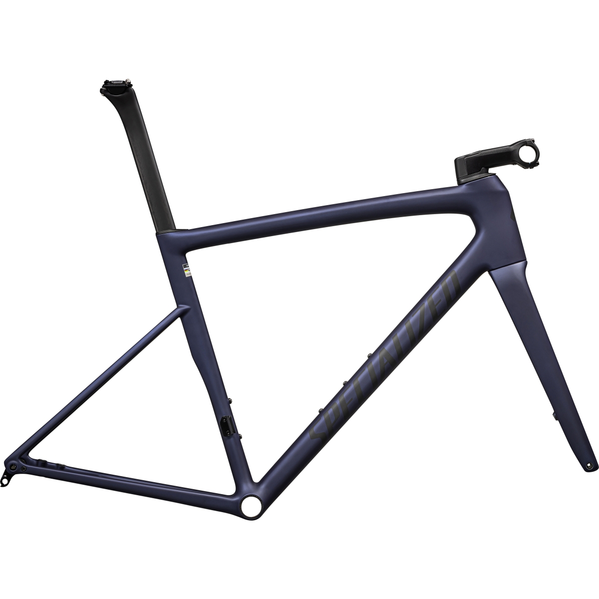 Photo produit de Specialized Cadre de Vélo de Course Carbone - TARMAC SL8 - 2024 - satin blue onyx / black