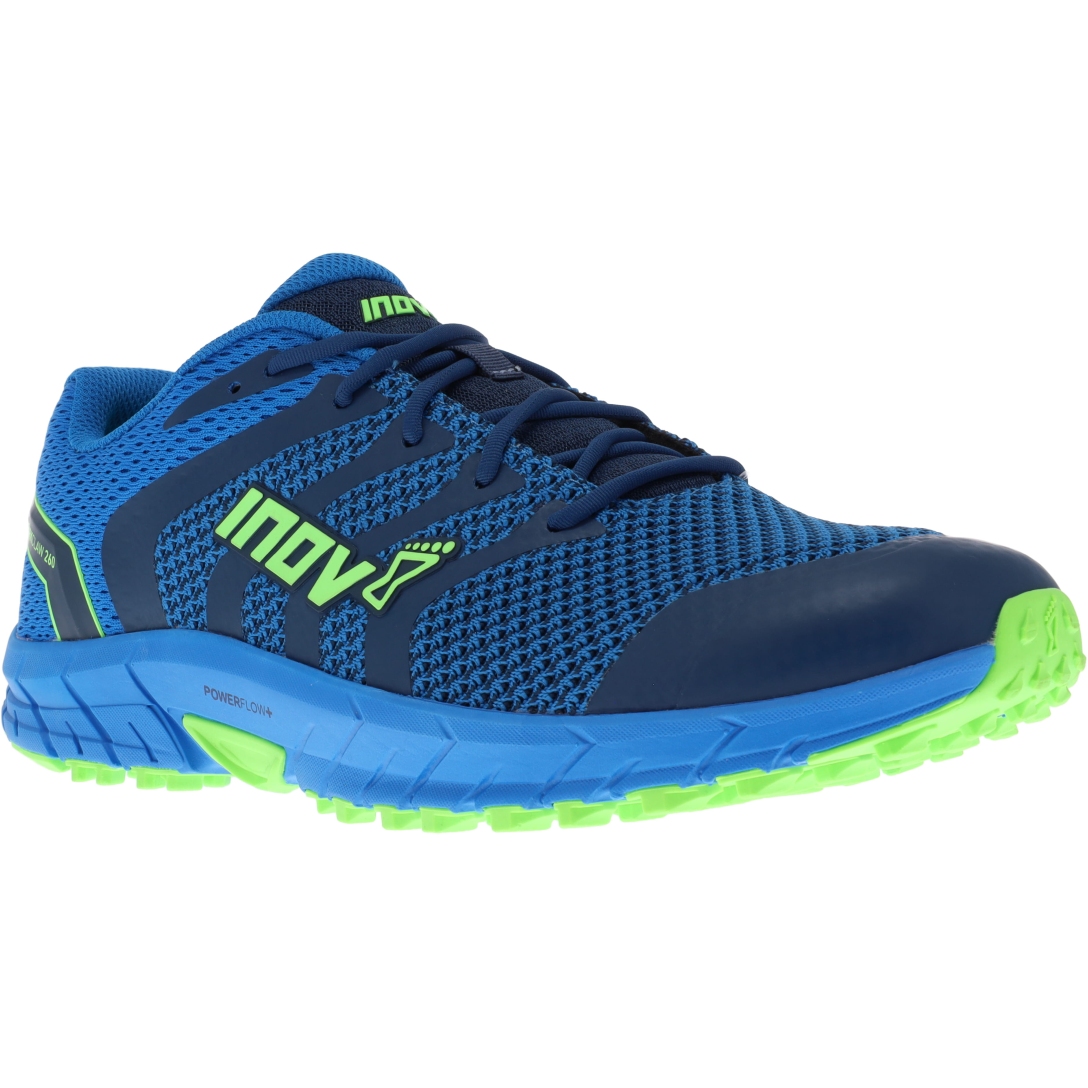 Image of Inov-8 Parkclaw 260 Knit Wide Running Shoes - blue/green