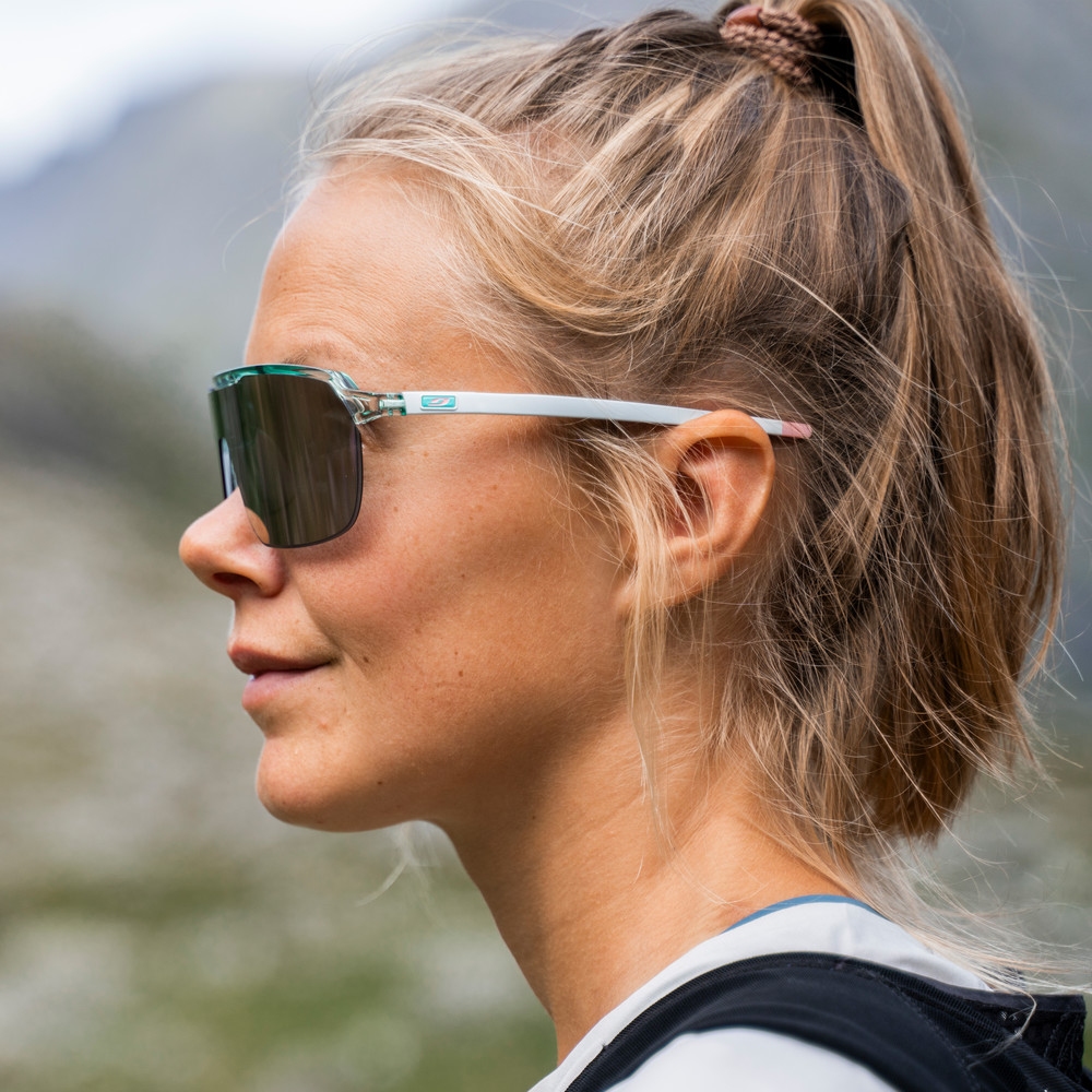 Julbo Frequency Spectron 3 Sunglasses - Light Green/Pink