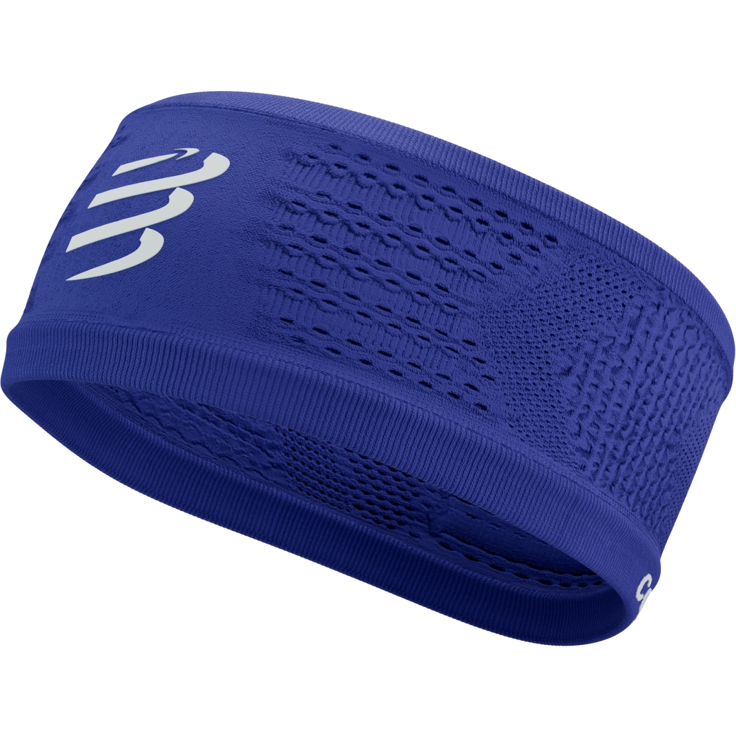 Produktbild von Compressport Stirnband On/Off - dazzling blue/white