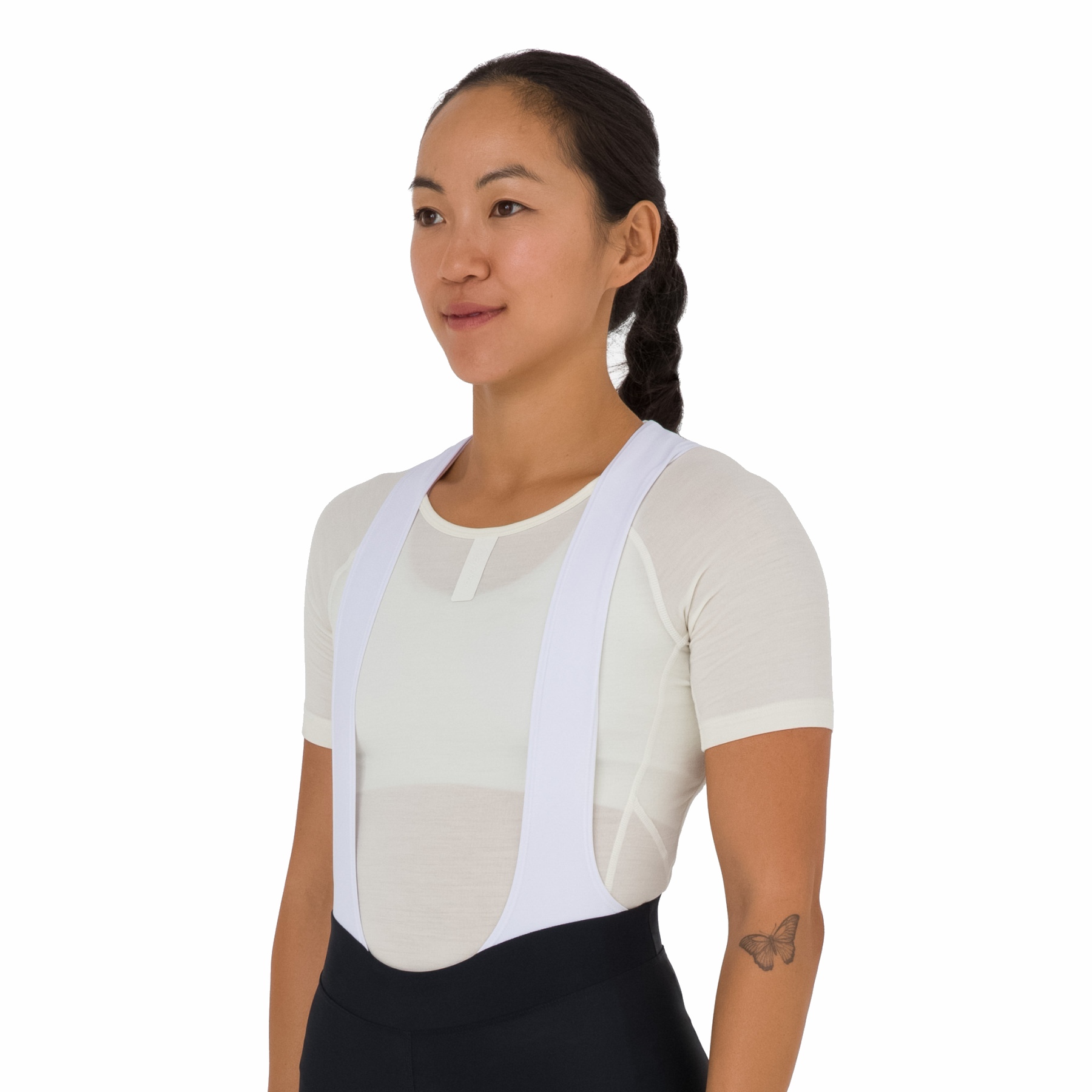 Rapha Merino Short Sleeve Baselayer Women cream white BIKE24