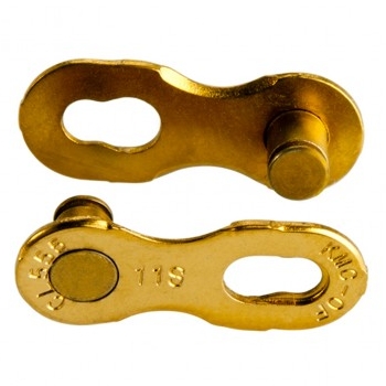 Image of KMC MissingLink 11R Ti-N Chain Connector 11-speed - reusable - gold