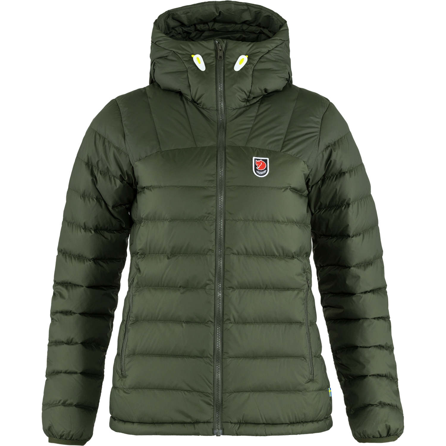 Picture of Fjällräven Expedition Pack Down Hoodie Jacket Women - deep forest