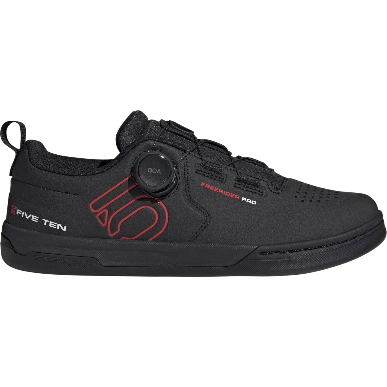 Picture of Five Ten Freerider Pro Boa Mountain Bike Shoes Men - Core Black / Red / Footwear White